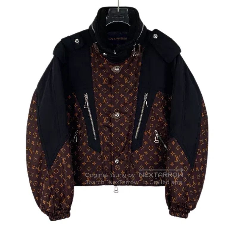 Louis Vuitton Louis Vuitton Color-block logo full print long-sleeved jac Size XXS / US 00 / IT 34 - 1 Thumbnail