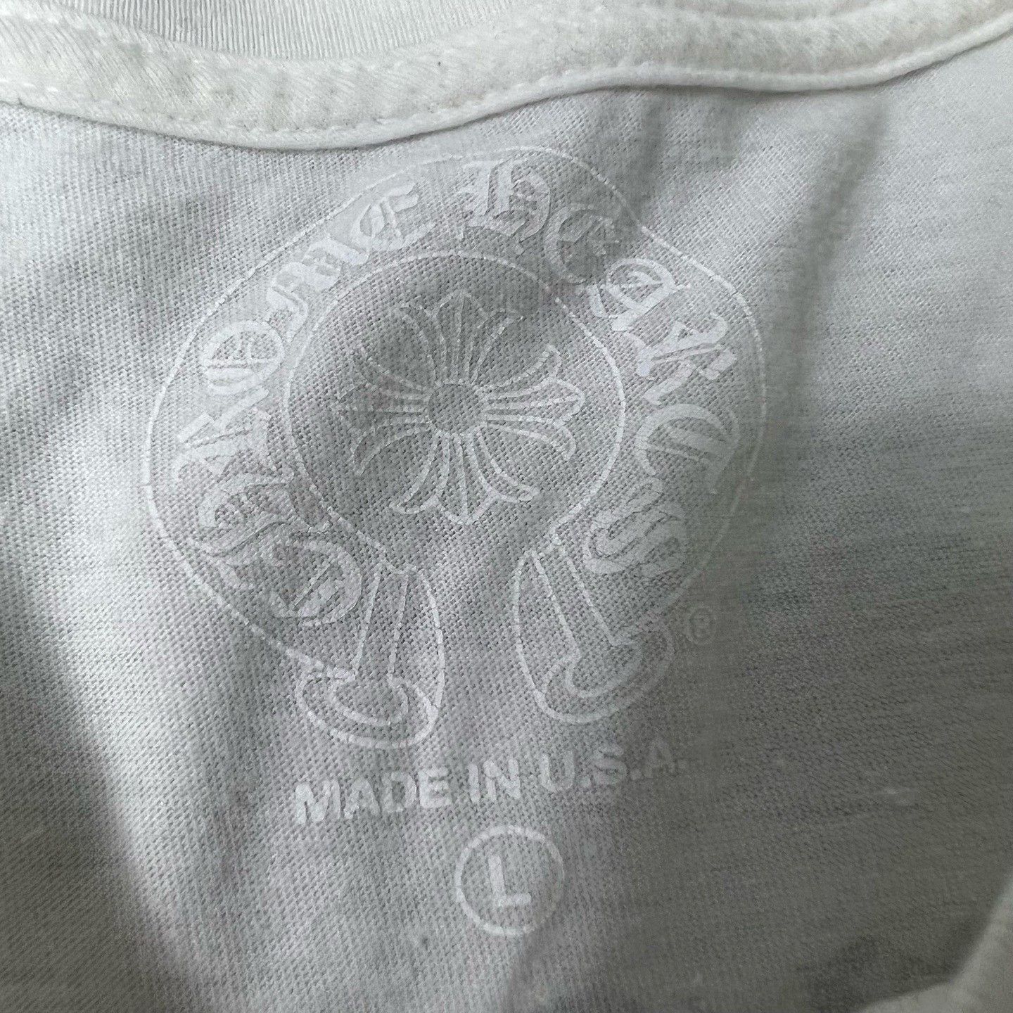 Chrome Hearts Chrome Hearts Sanskrit Short Sleeve T-Shirt Size US L / EU 52-54 / 3 - 3 Thumbnail