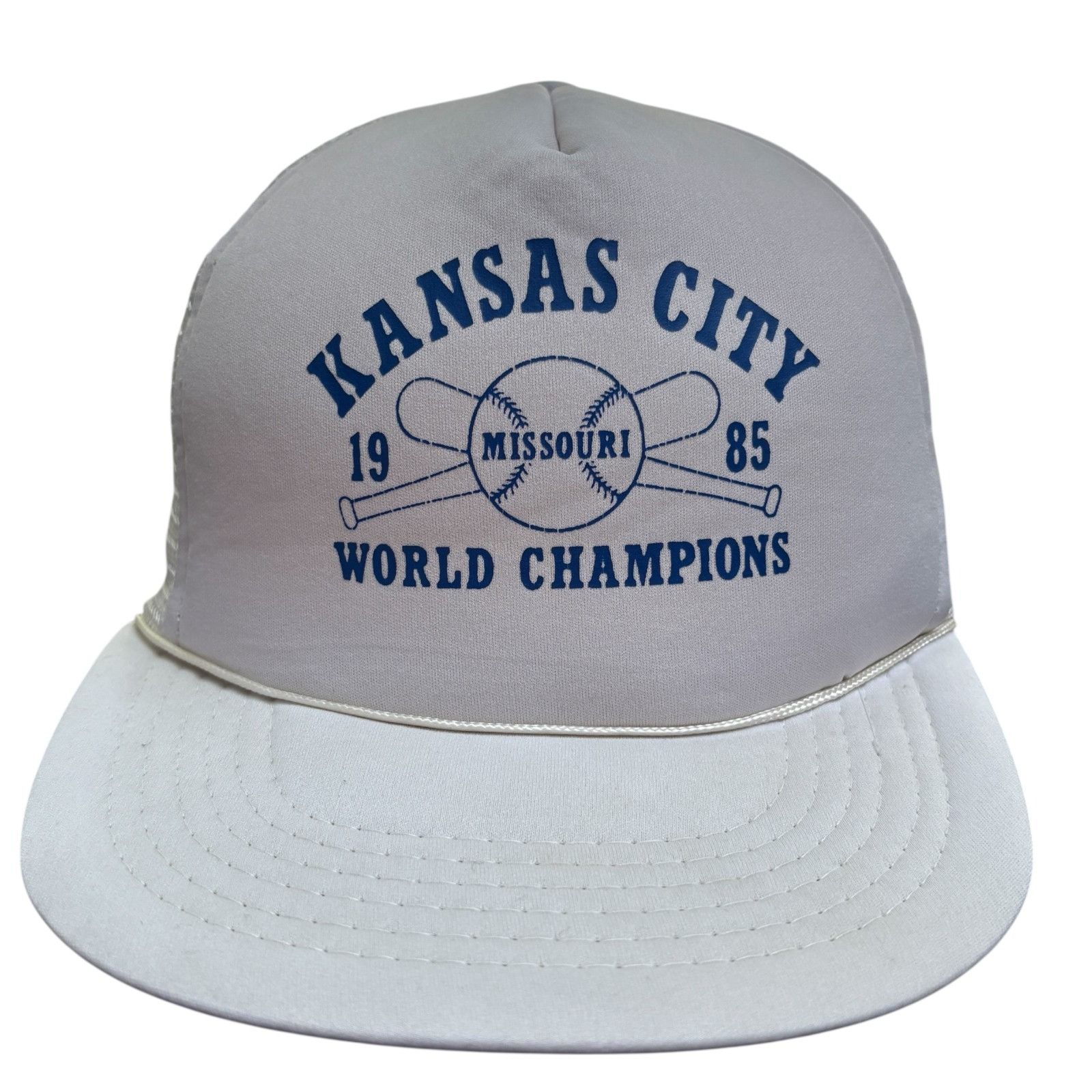 Other Vintage Kansas City Royals 1985 World Series Trucker Hat Size ONE SIZE - 1 Thumbnail