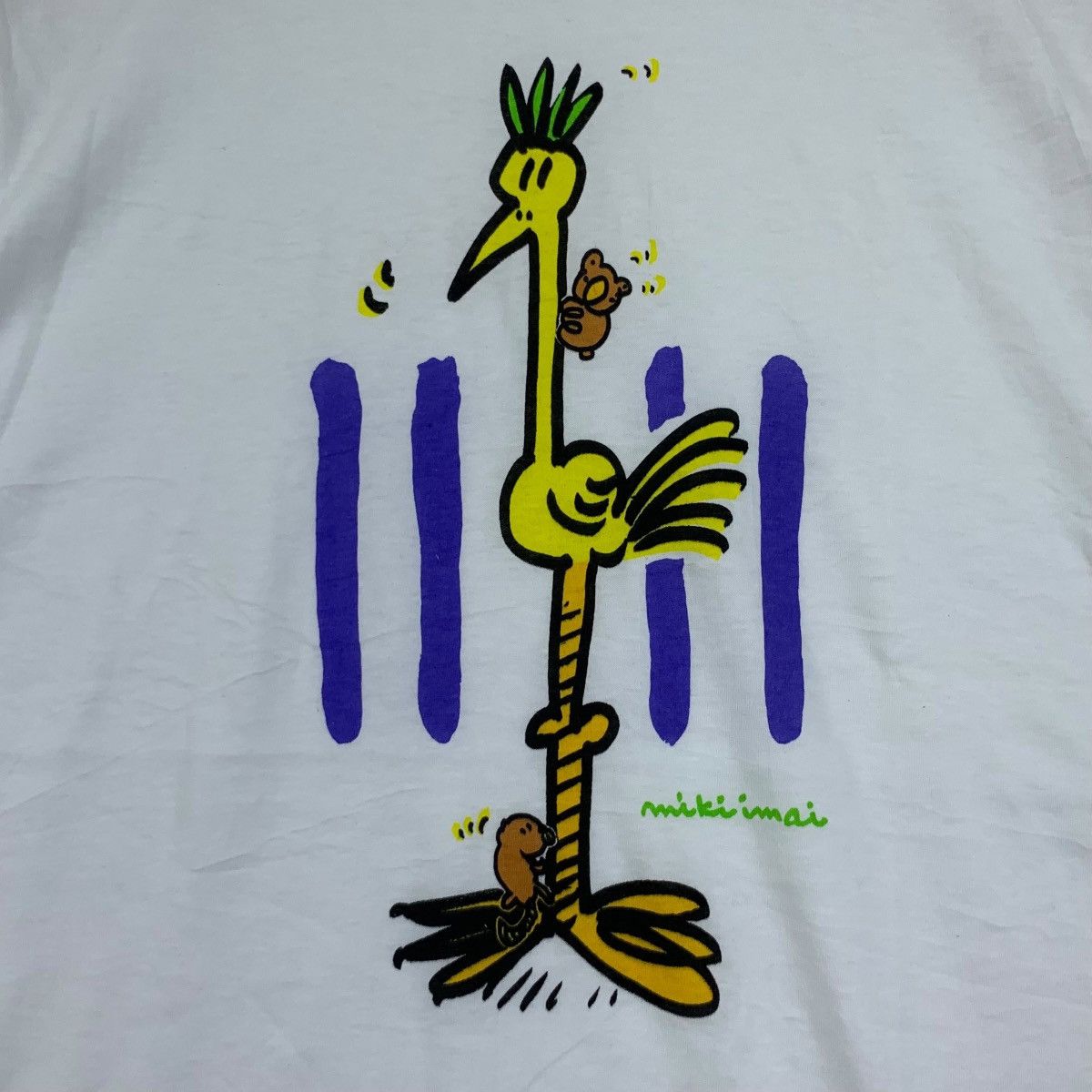 Vintage Vintage 90’ MIKI IMAI JAPAN SINGER Bird Illustration Size US S / EU 44-46 / 1 - 3 Thumbnail