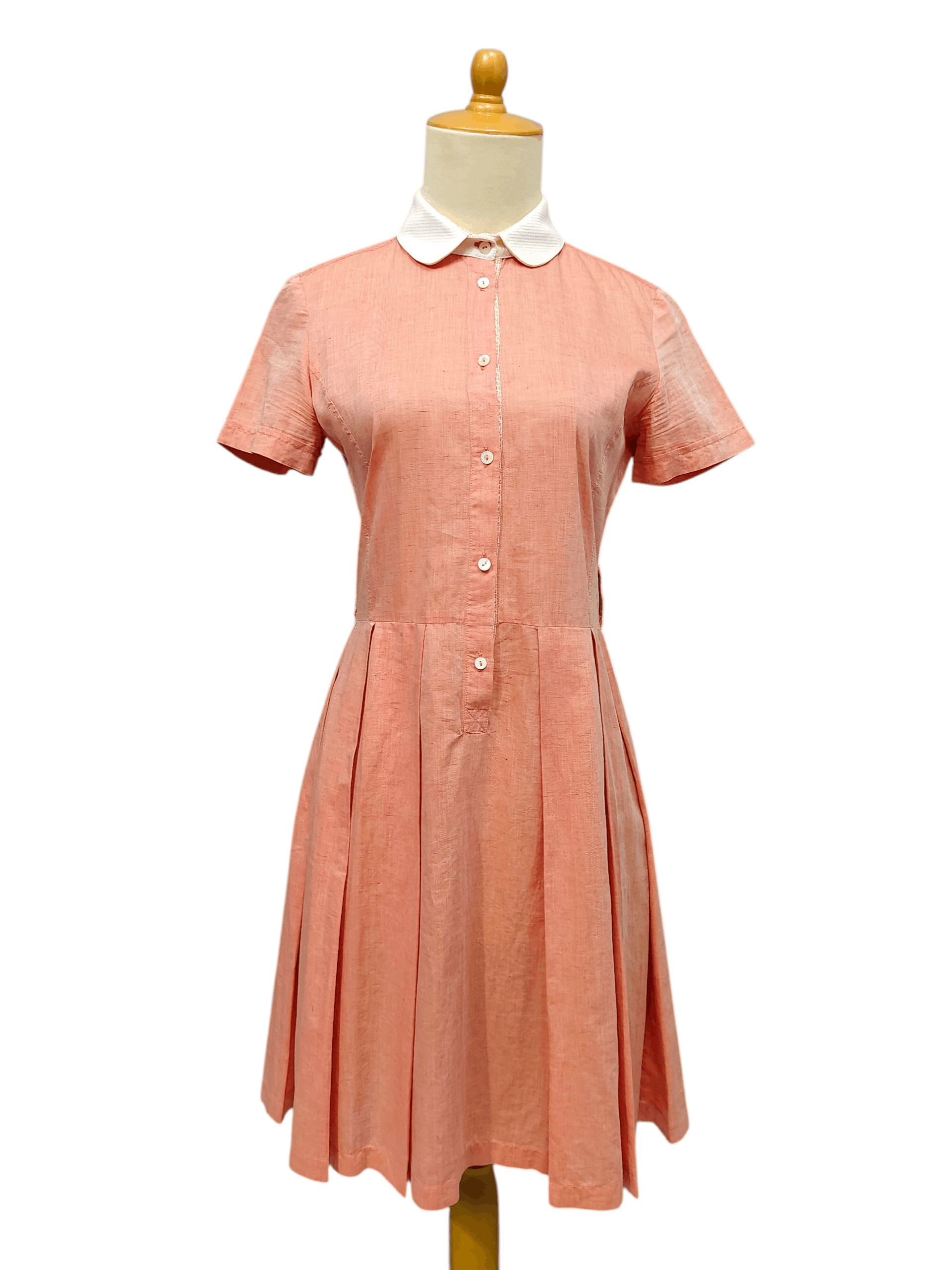 Fendi 2000s FENDI- Simonetta FF Trim Peter Pan Collar Dress Size S / US 4 / IT 40 - 1 Thumbnail