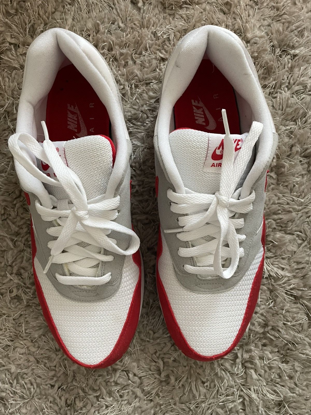 Nike Nike Air Max 1 QS Sport Red Size US 10.5 / EU 43-44 - 5 Thumbnail