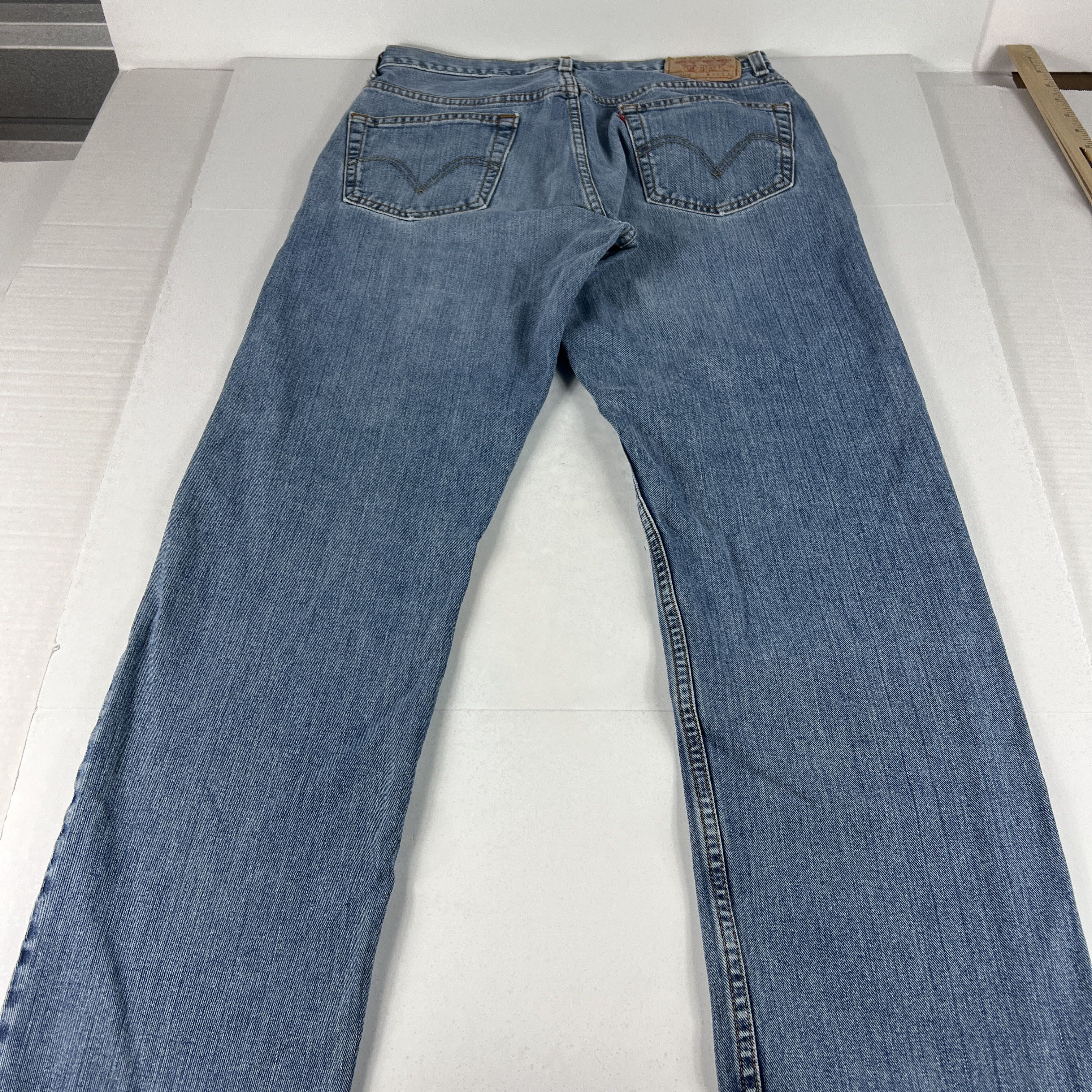 Levi's × Vintage Y2K Levi's Jeans 505 Straight Blue Faded Cotton Denim Size US 33 - 12 Thumbnail
