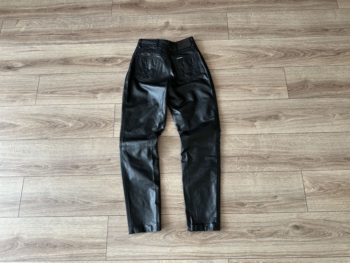 Harley Davidson Harley Davidson Vintage Leather Pants Size 28" / US 6 / IT 42 - 9 Thumbnail