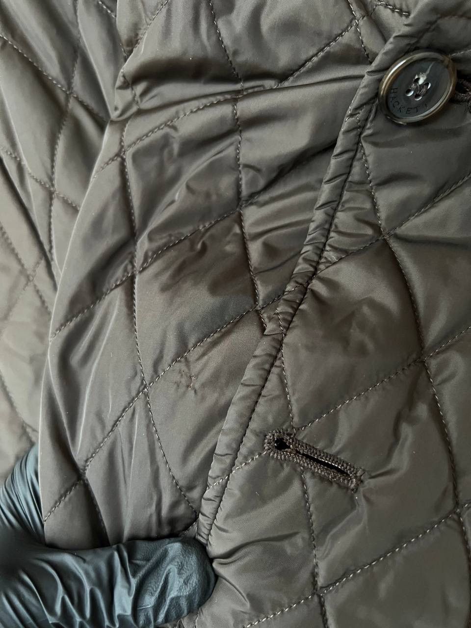 Hackett Hackett London Qualited Jacket Mens Size XXL Dark Olive Size US XXL / EU 58 / 5 - 14 Thumbnail