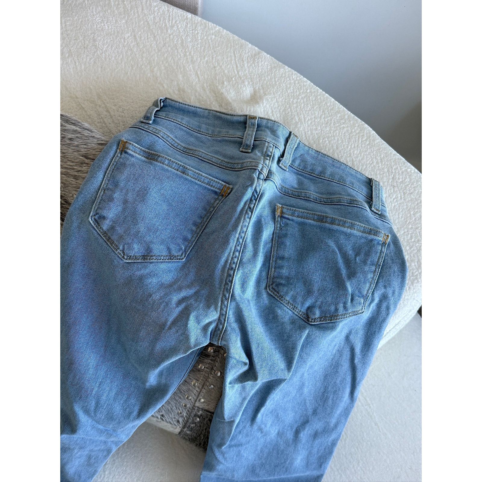 American Apparel American Apparel Skinny Denim Blue Jeans 24 Size 24" / US 00 / IT 34 - 4 Thumbnail