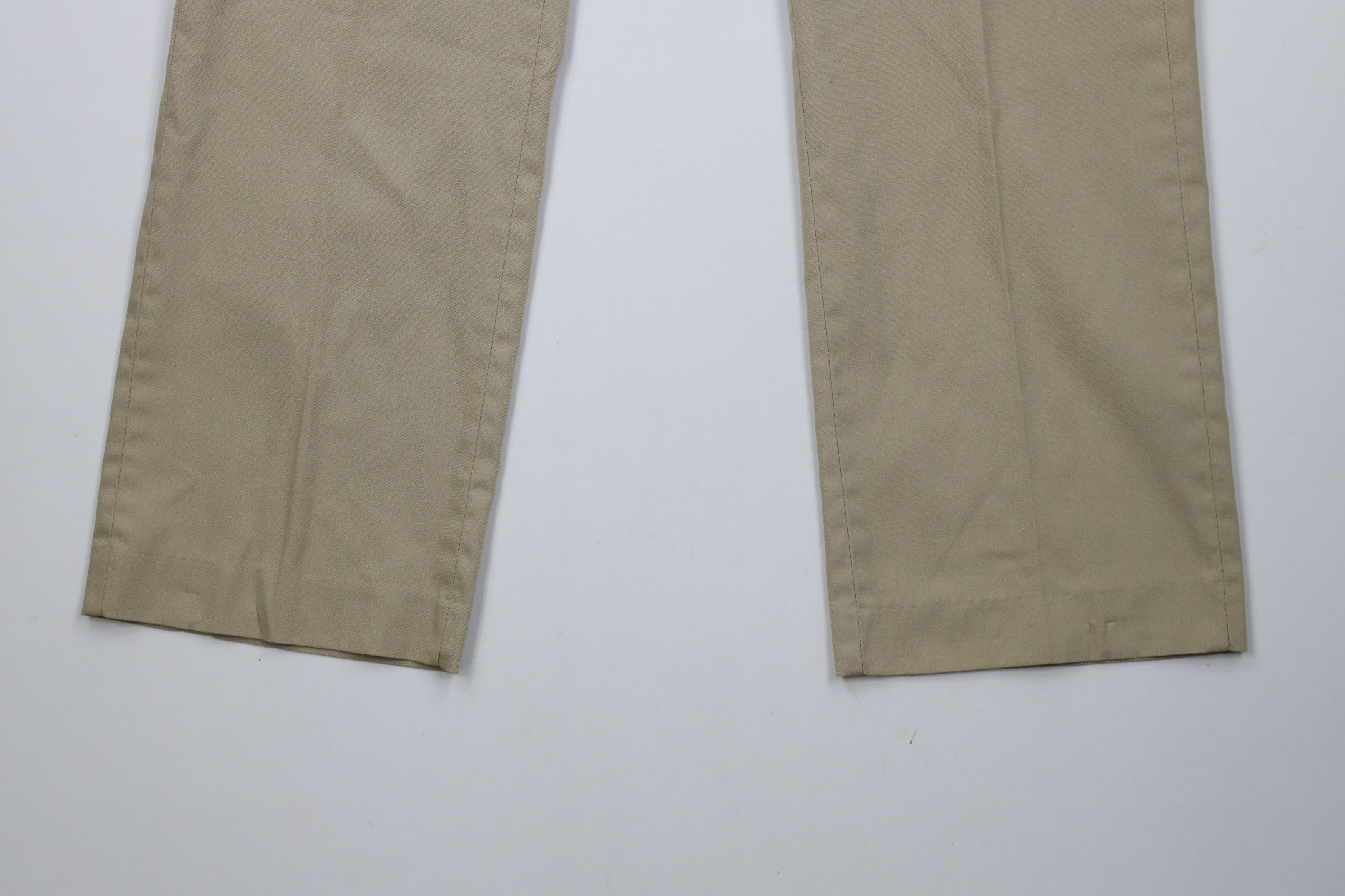Vintage Vintage 70s Streetwear Wide Leg Chino Pants Trousers Beige Size US 32 / EU 48 - 4 Thumbnail