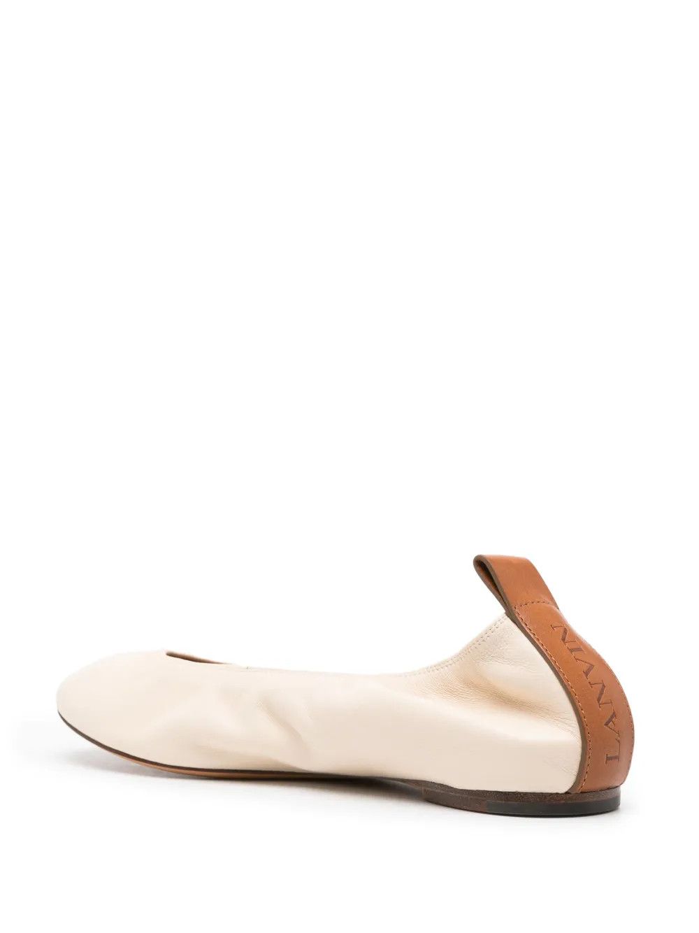 Lanvin o1y0326 Ballet Flats in Cream Size US 6 / IT 36 - 3 Thumbnail