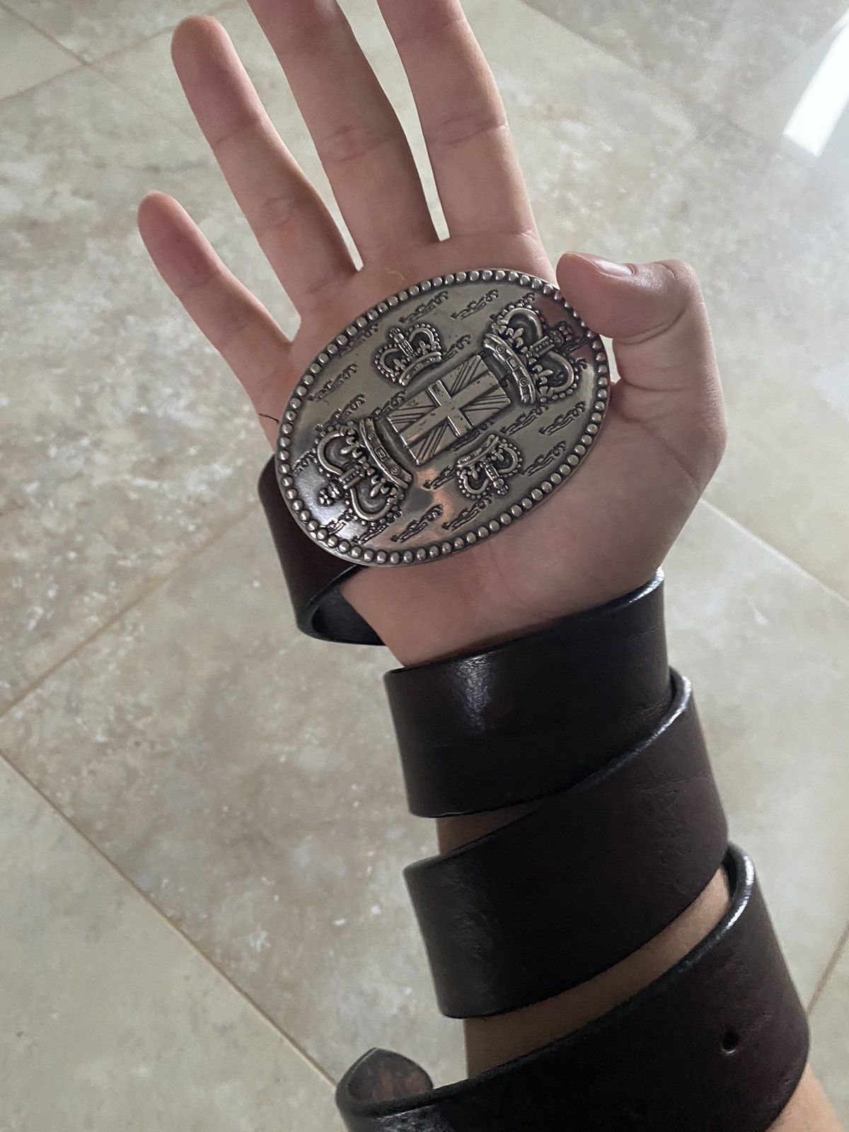 If Six Was Nine Vintage Japanace Y2K Streetwear belt Gothic Leather Y2K Size ONE SIZE - 7 Thumbnail