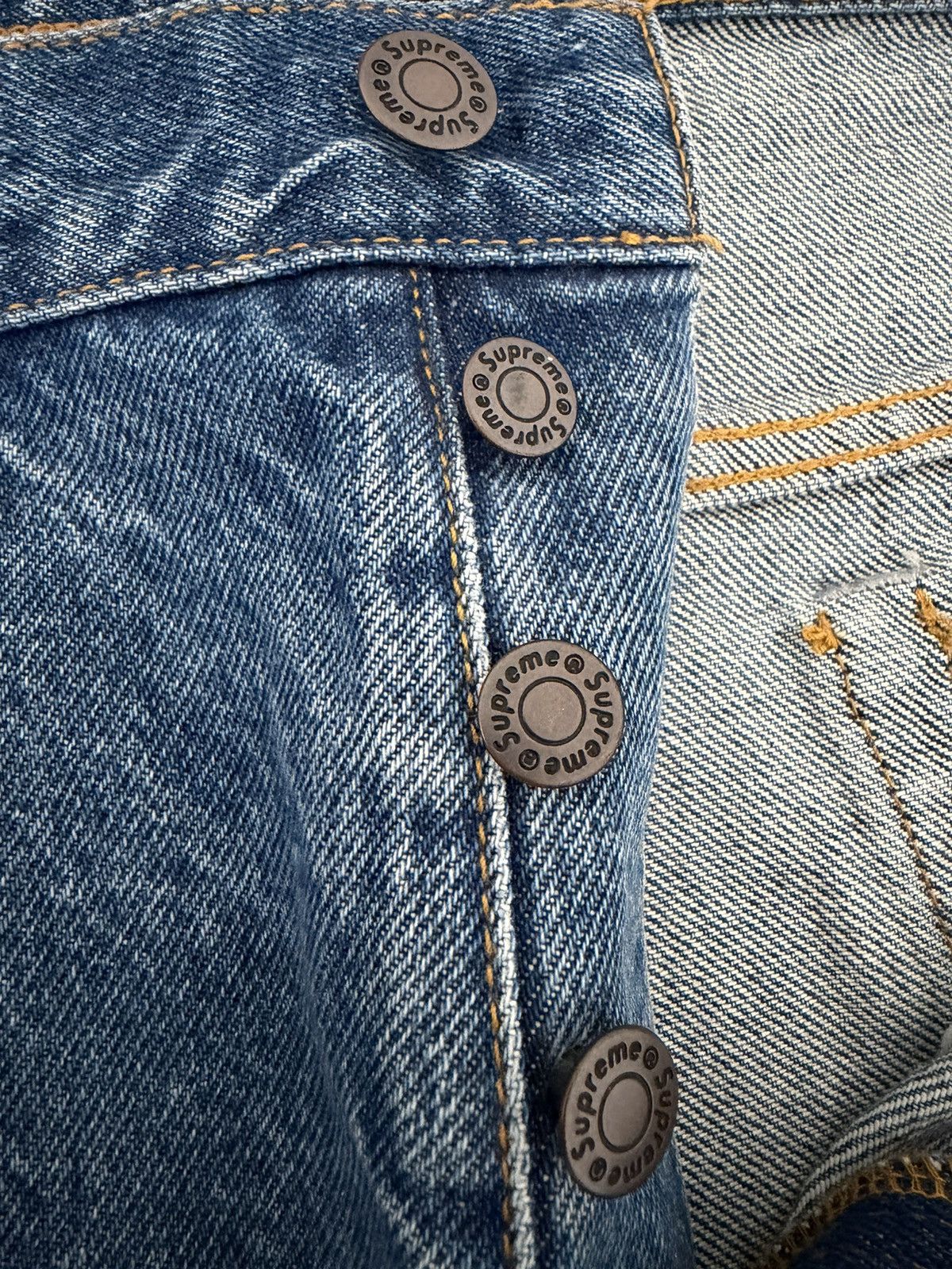 Supreme Supreme FW24 Regular Jean Washed Indigo Size US 32 / EU 48 - 7 Thumbnail