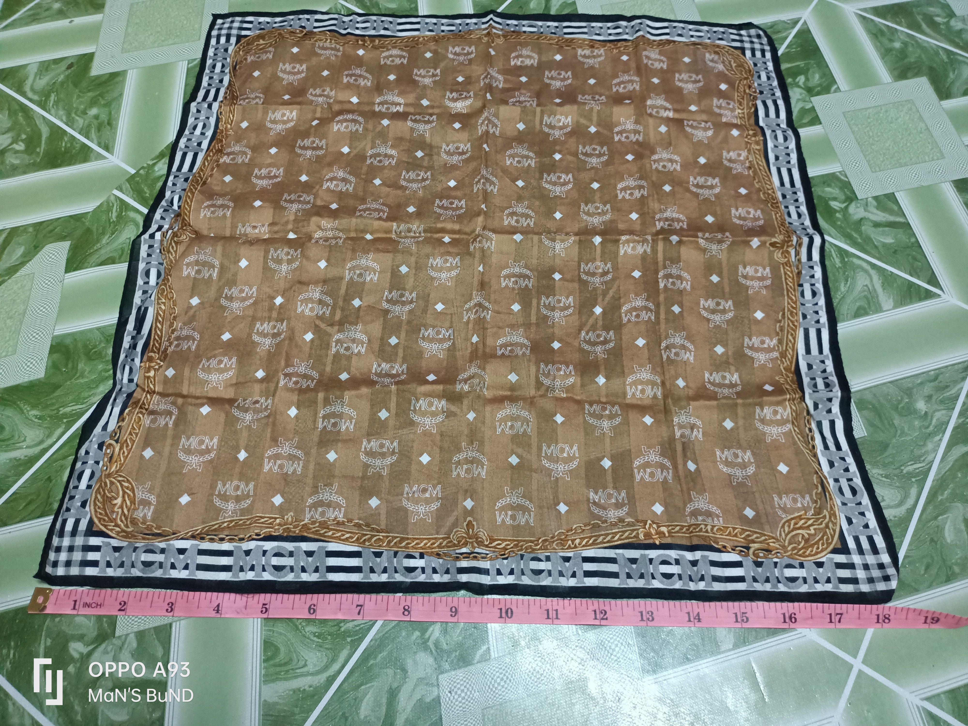 Japanese Brand × Vintage COMBO Handkerchief YSL,MCM 2 PCS,FENDI Size ONE SIZE - 10 Thumbnail