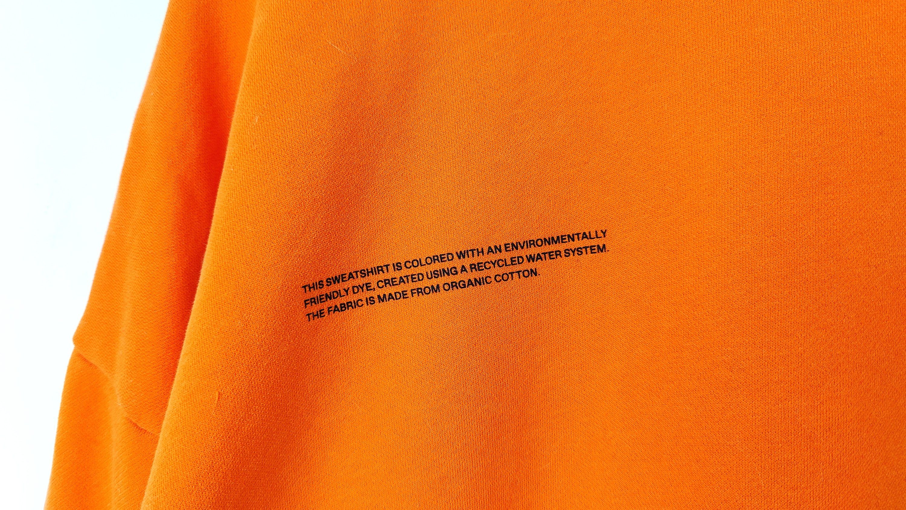 Pangaia Pangaia Classic Organic Cotton Orange Sweatshirt Crewneck Size US XL / EU 56 / 4 - 2 Thumbnail