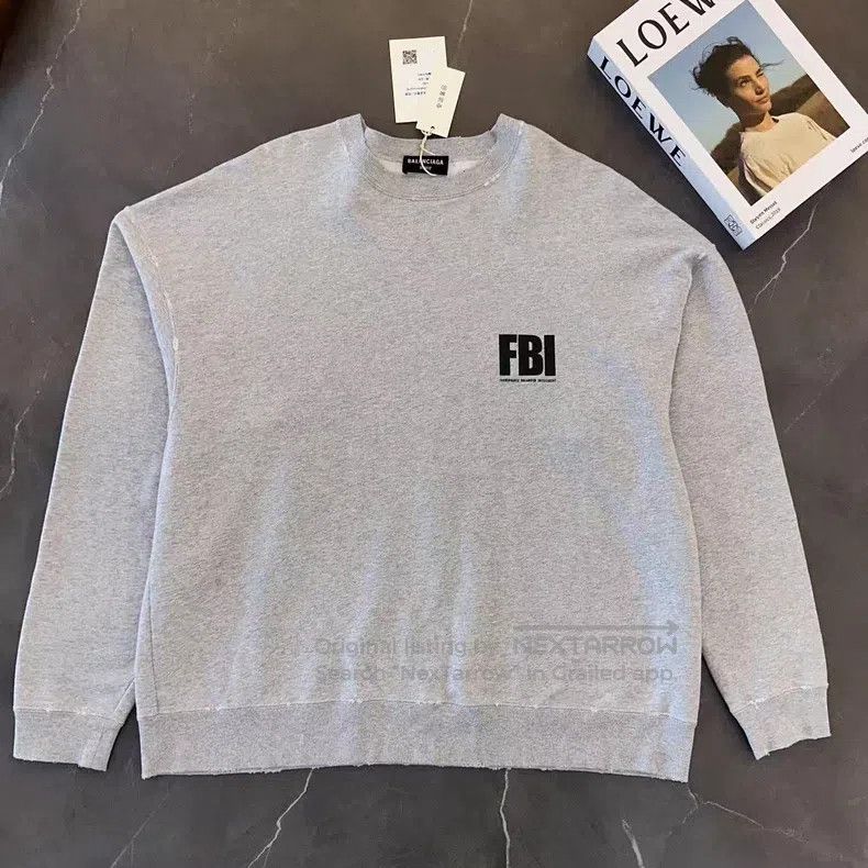 Balenciaga Balenciaga Gray Sweatshirt Size US XS / EU 42 / 0 - 1 Thumbnail