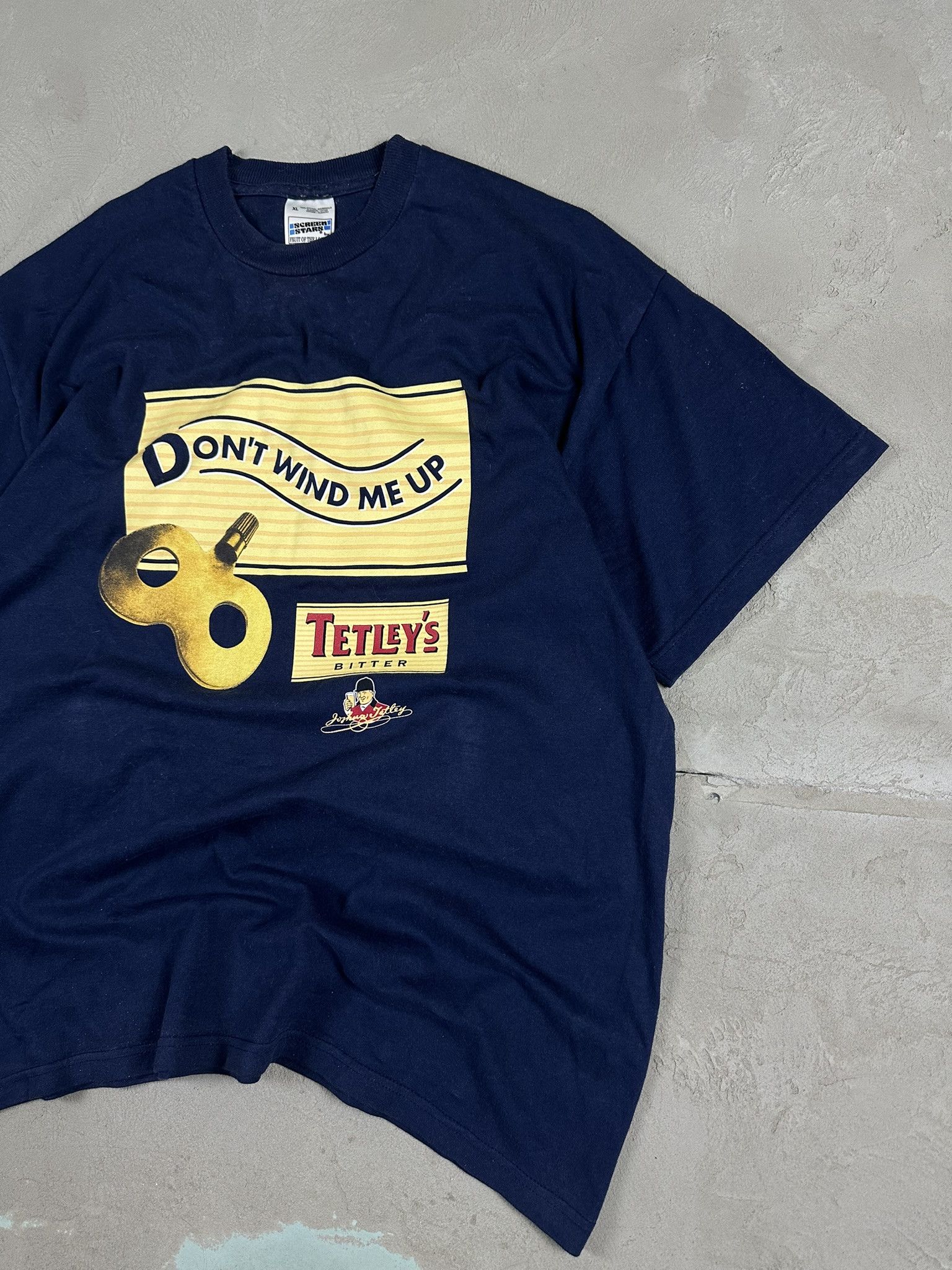 Vintage 90s Vintage Tetley's Beer Graphic T-shirt Size US XL / EU 56 / 4 - 3 Thumbnail