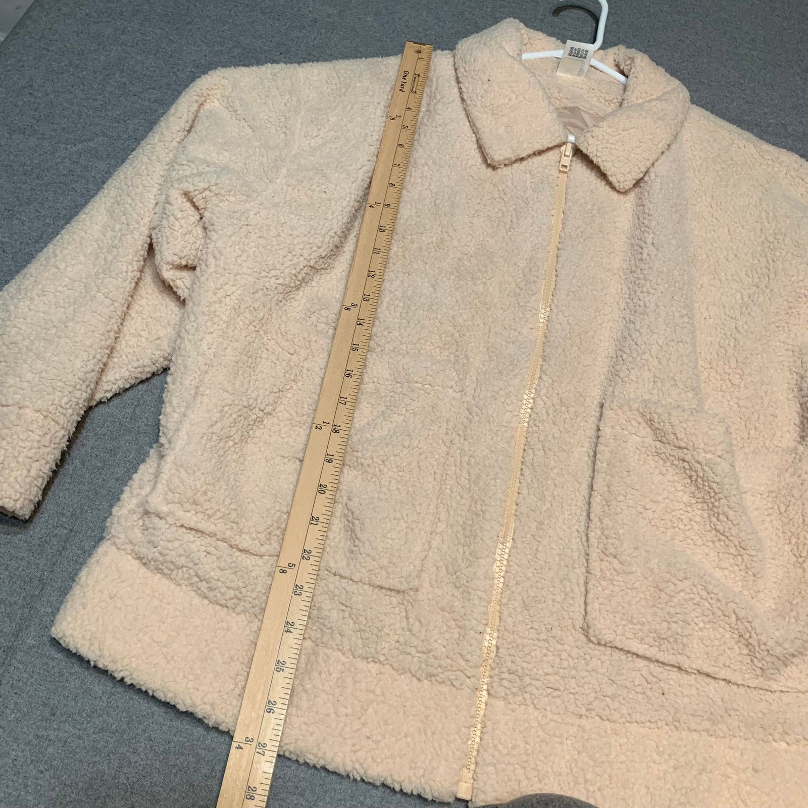 Pink PINK Sherpa Teddy Jacket Womens Size Large Full Zip Size L / US 10 / IT 46 - 4 Thumbnail