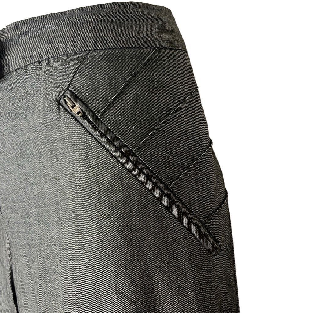 Stella McCartney Stella McCartney Womens 40 Medium Wool Dress Pants Gray Pock Size 28" / US 6 / IT 42 - 5 Thumbnail