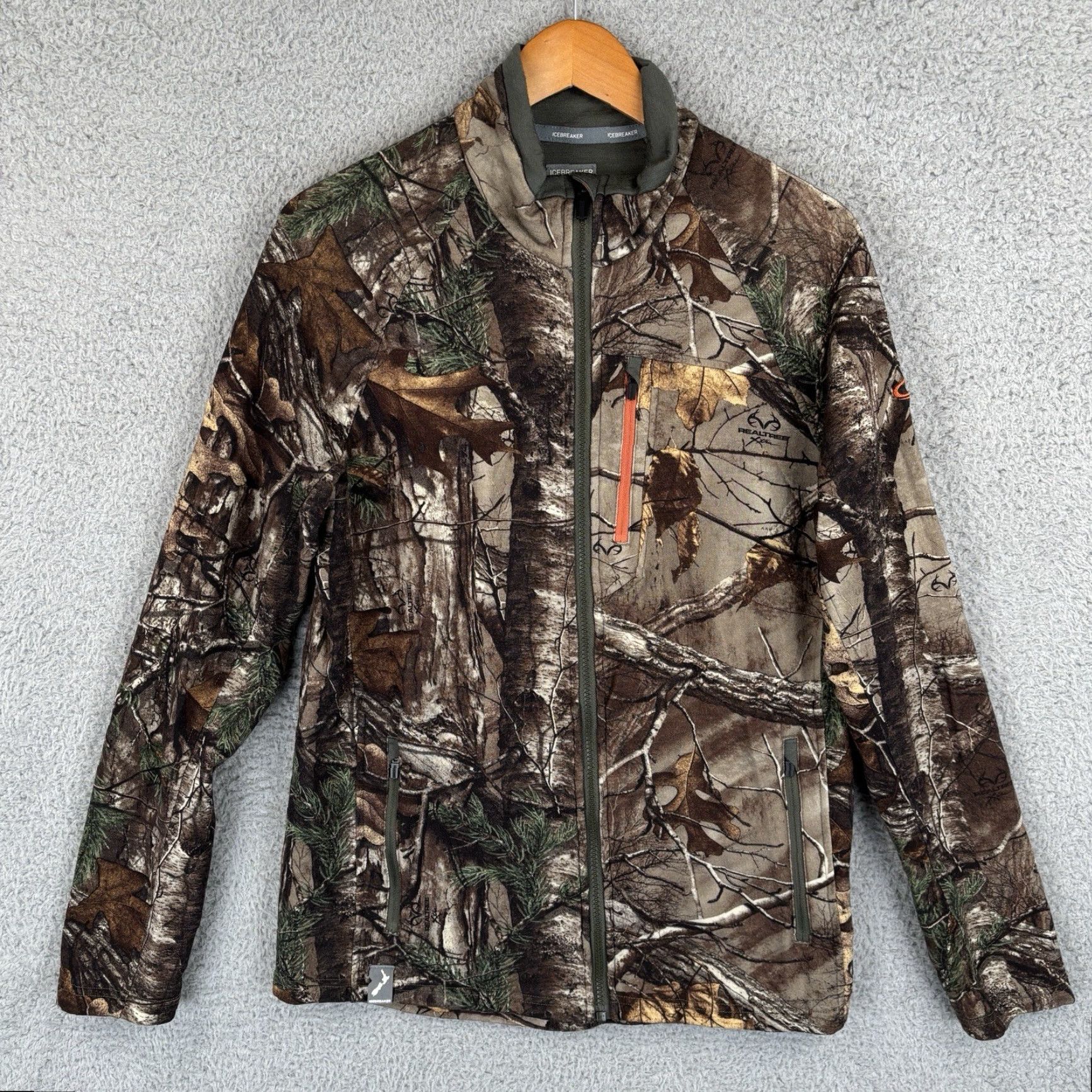 Icebreaker Icebreaker Merino Jacket Mens M Camo Full Zip RealTree Xtra Wool Blend Hunt Outdoor Activewear 90s? Size US M / EU 48-50 / 2 - 2 Thumbnail