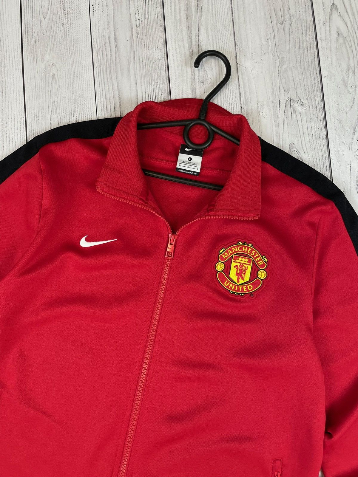 Nike Vintage manchester united soccer jacket size L Size US L / EU 52-54 / 3 - 2 Thumbnail