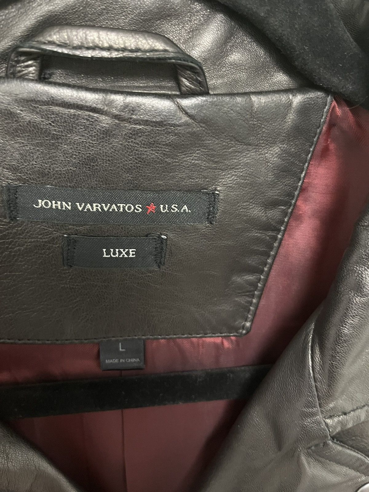John Varvatos Asymmetrical Leather Biker Jacket. Large Size US L / EU 52-54 / 3 - 9 Thumbnail