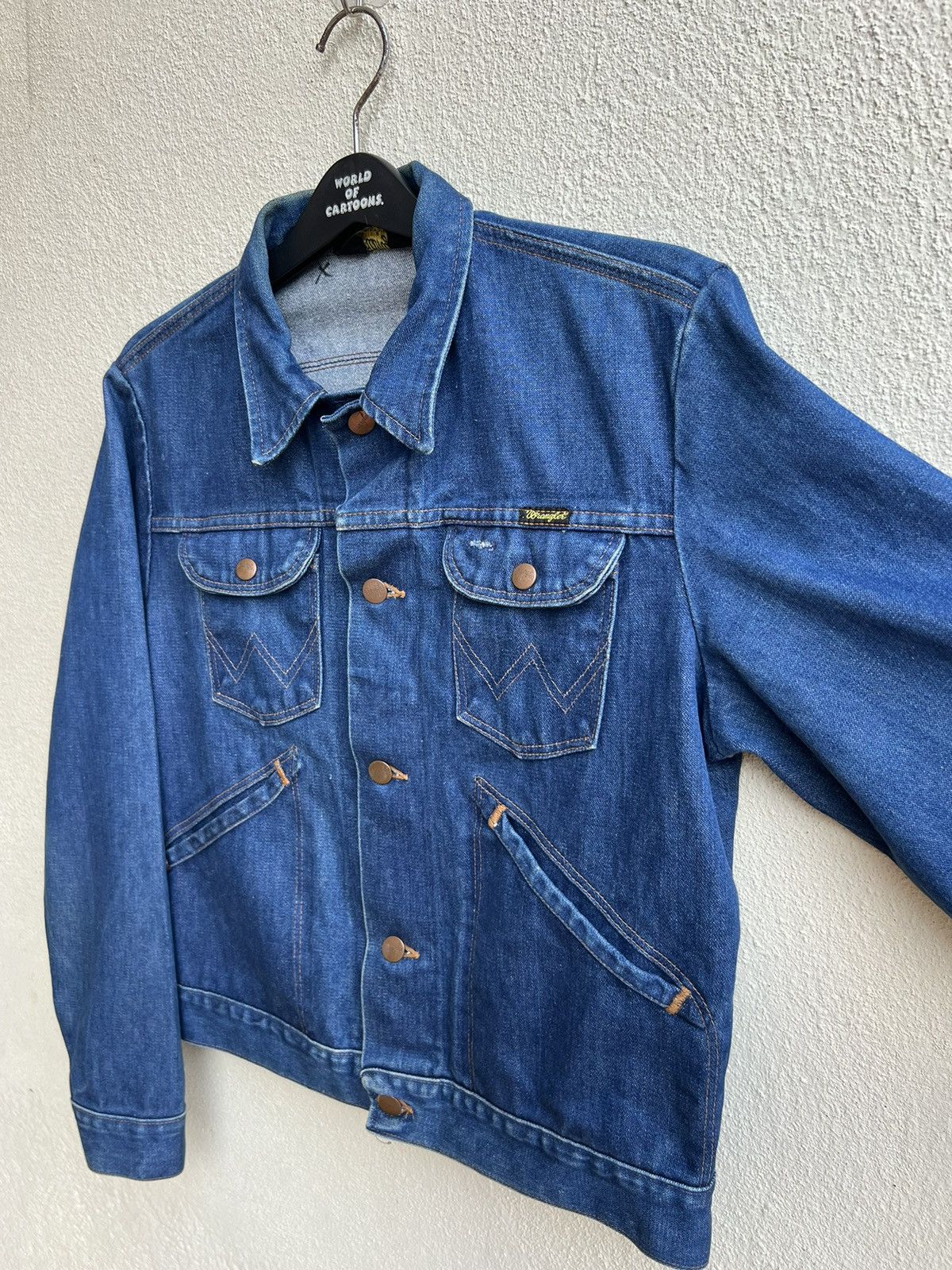 Vintage Vintage 70s 80s Wrangler Blue Denim Jacket Size US M / EU 48-50 / 2 - 8 Thumbnail