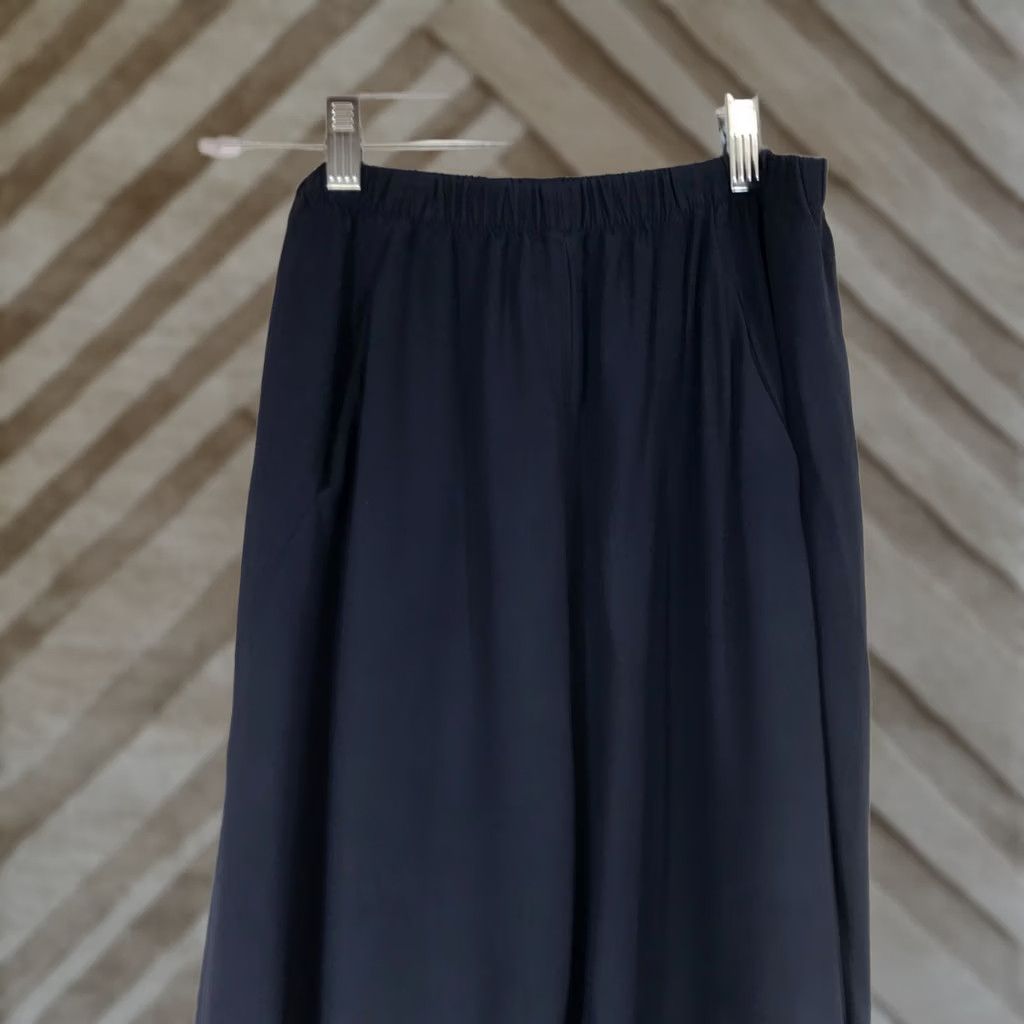 Vintage ZERO + MARIA CORNEJO - WOMEN'S 6 - NAVY ELASTIC WAIST JOGGER PANTS W/ POCKETS Size 28" / US 6 / IT 42 - 1 Thumbnail