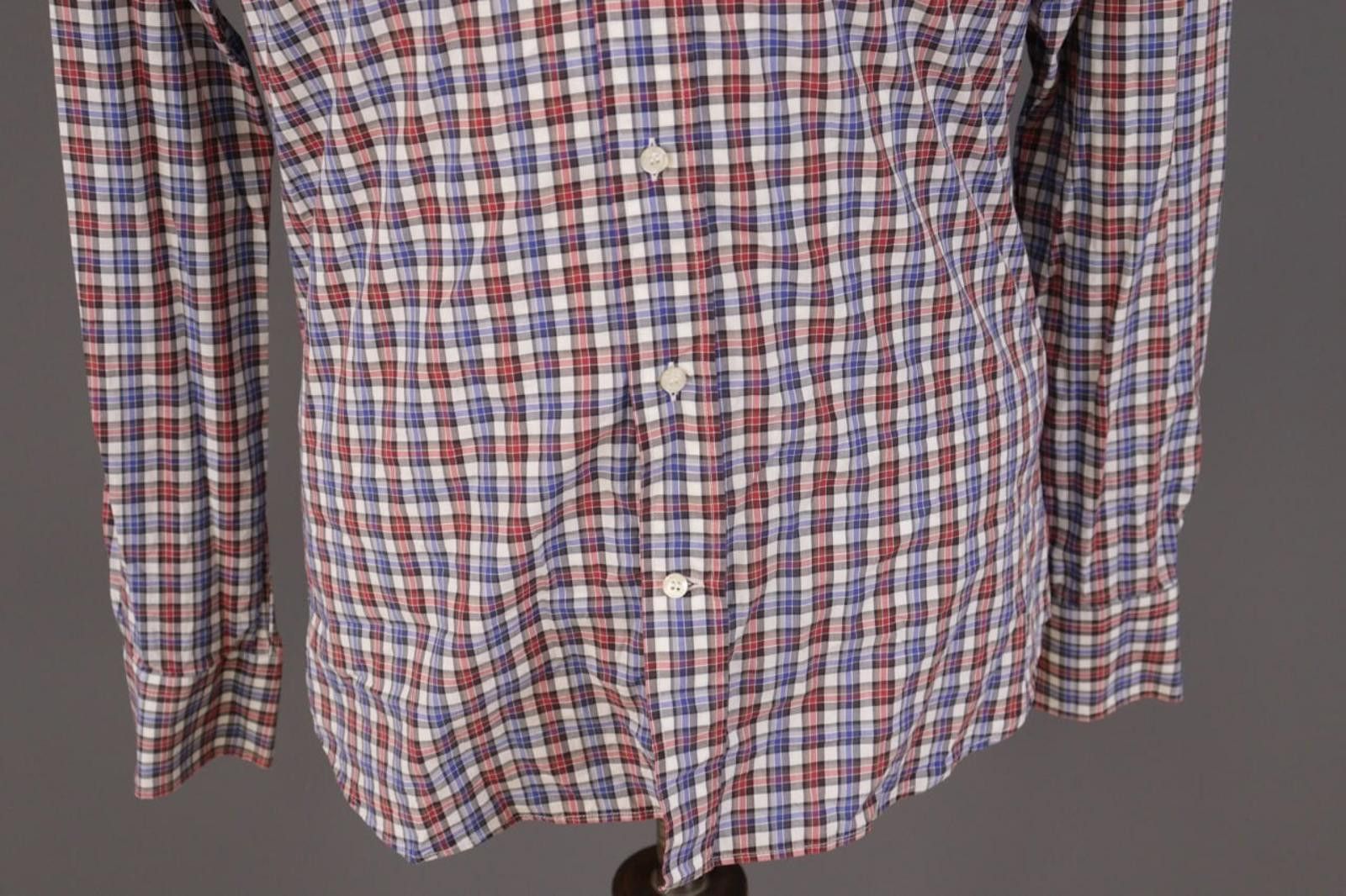 Etro Etro Multicolor Check Button Down Dress Shirt Size 39 Size US M / EU 48-50 / 2 - 3 Thumbnail