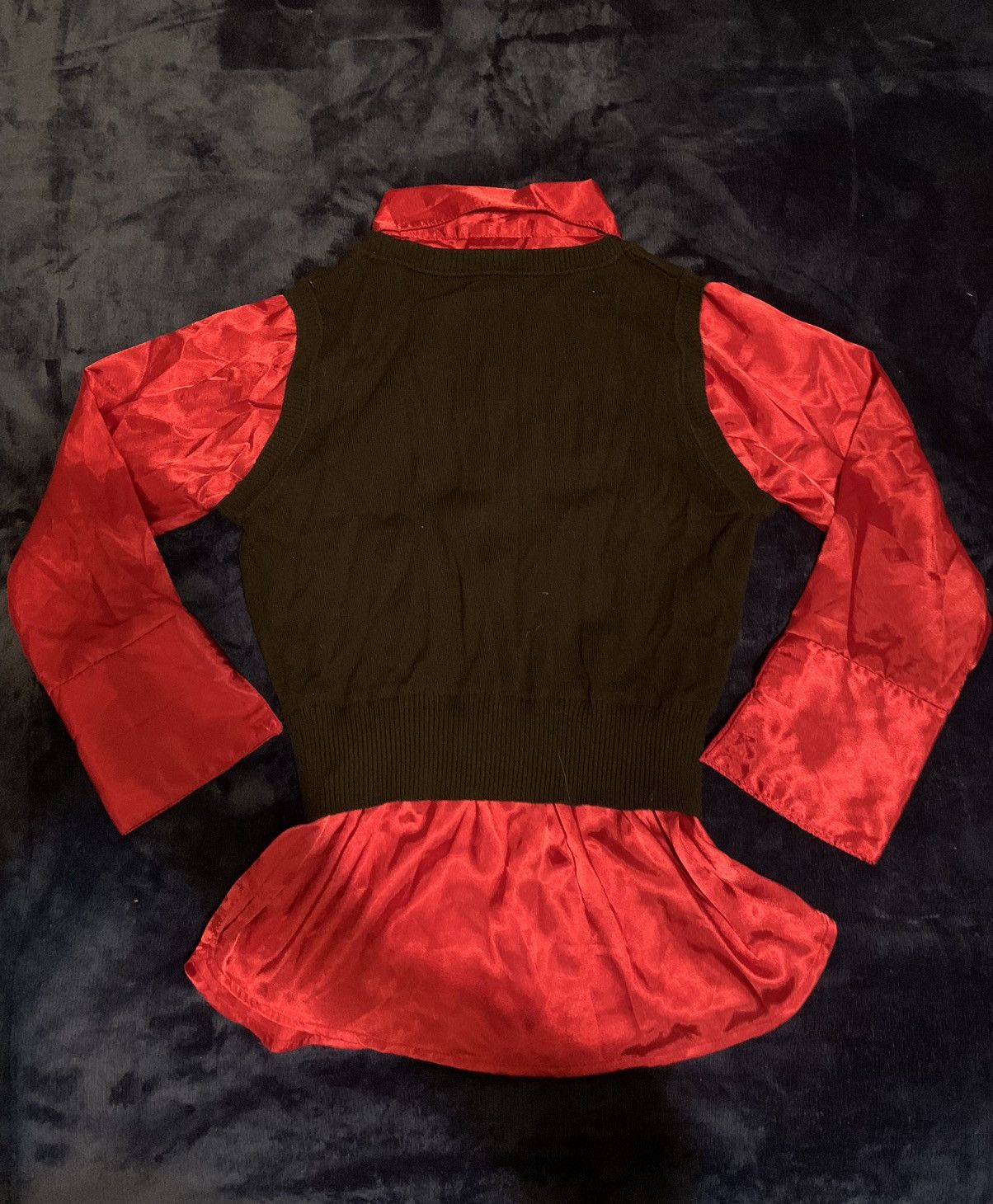 Vintage Button Up Vest Streetwear Fashion Y2K Indie Preppy Soft 2000 Size S / US 4 / IT 40 - 5 Thumbnail