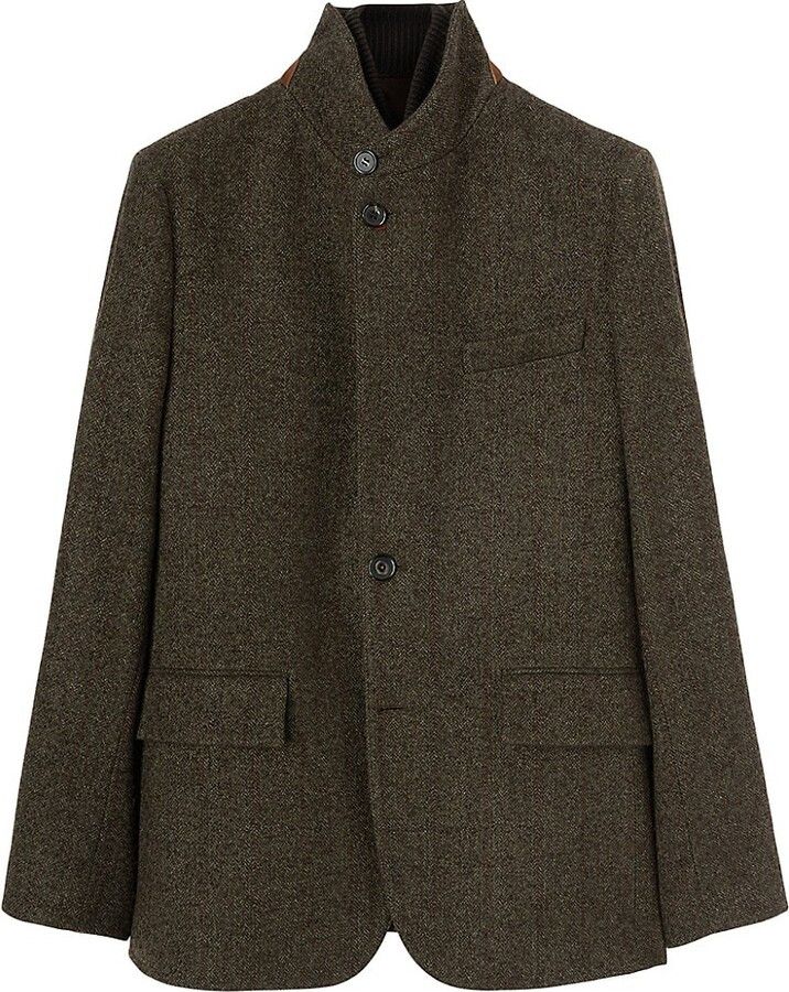 Loro Piana o1w1db10824 Sefton Cashmere Blend Jacket in Brown Size US M / EU 48-50 / 2 - 1 Thumbnail