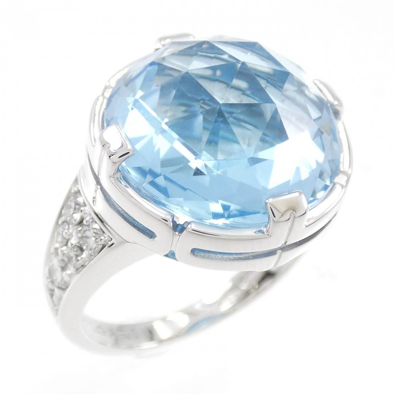Bvlgari Bvlgari Bvlgari Parentesi Cocktail Au750 White Gold Ring Size 8 Metal Ring AN855157 DUTY FREE for USA Size ONE SIZE - 1 Thumbnail