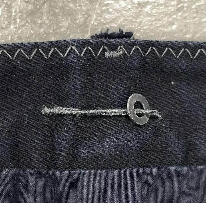Label Under Construction Fly Yarn J Shape Pants Black Size US 34 / EU 50 - 3 Thumbnail