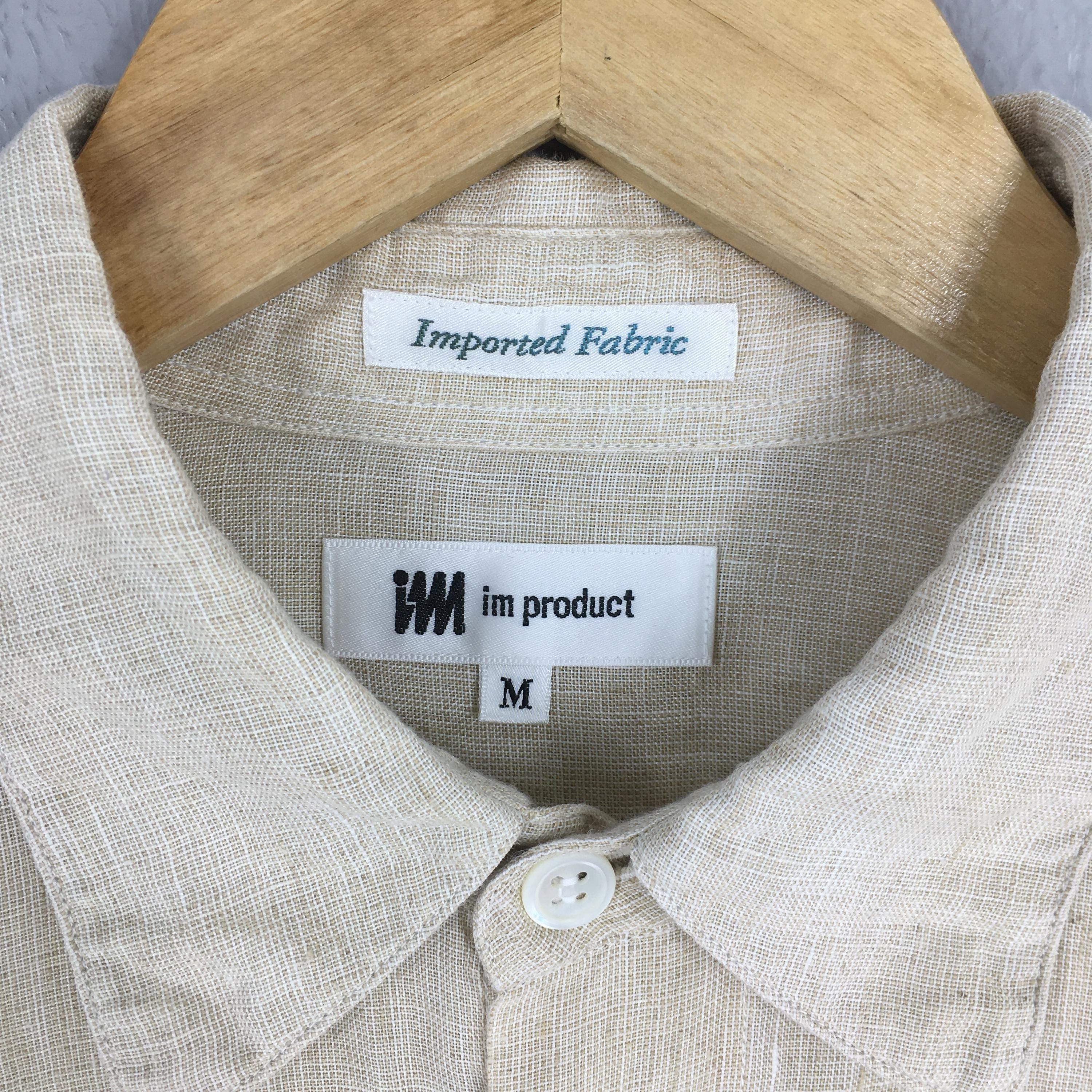Issey Miyake 90s Issey Miyake Design Studio Beige Linen Shirt Medium Size US L / EU 52-54 / 3 - 5 Thumbnail
