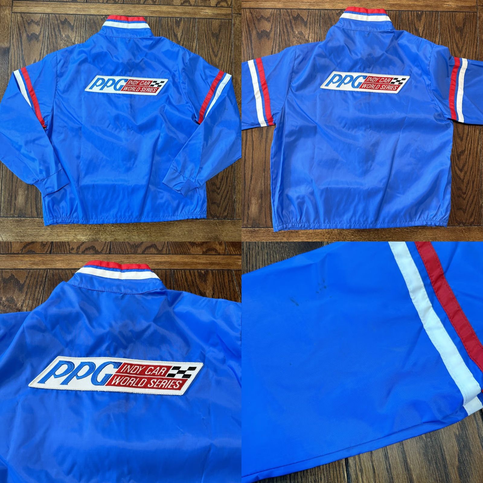 Vintage VINTAGE Horizon Sportswear PPG Indy Car World Series Racing Jacket Men’s Large L Blue Nylon Zip Windbreaker 1970s Cars Style Full Zip Lightweight Size US L / EU 52-54 / 3 - 8 Thumbnail