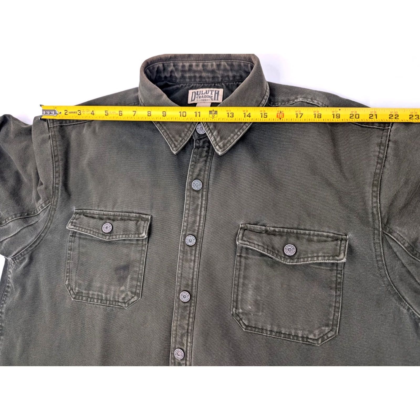 Olive Duluth Jacket Men 2XL Olive Green Fleece Lined Barn Chore Coat Size US XXL / EU 58 / 5 - 6 Thumbnail