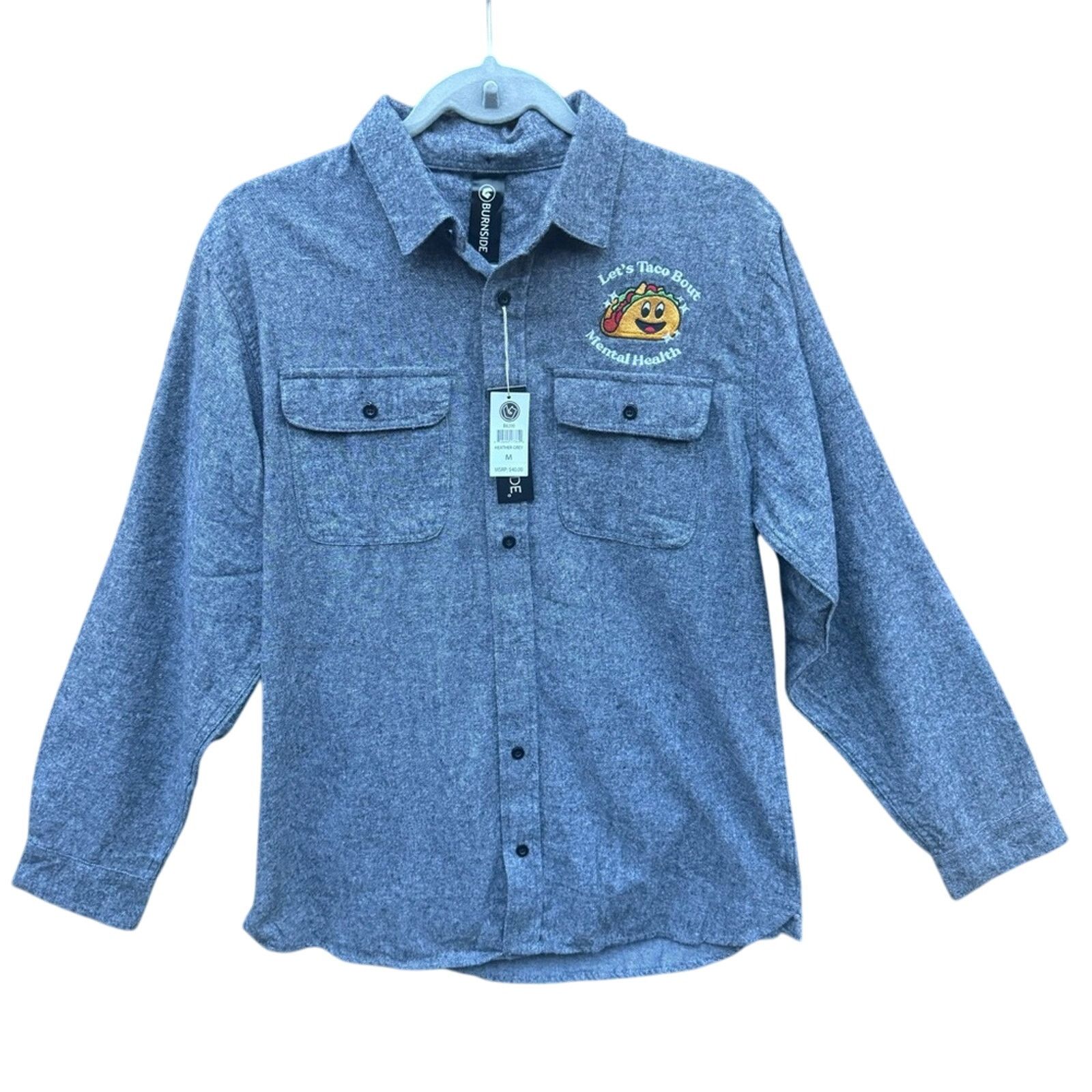 Burnside NWT New Burnside Mens Medium Button Up Shirt Size US M / EU 48-50 / 2 - 1 Thumbnail