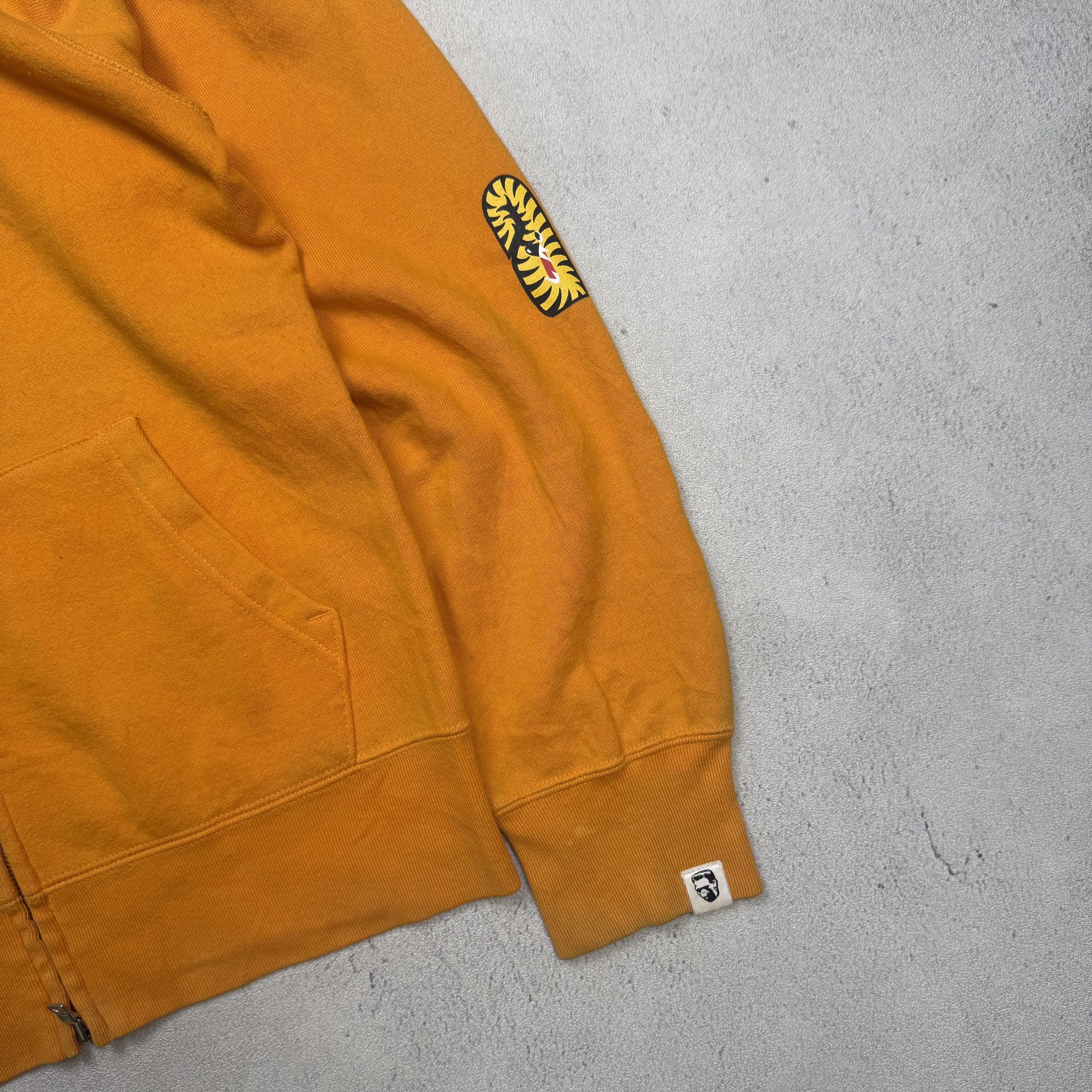 Bape Bape Orange Tiger Shark Hoodie Orange Size US S / EU 44-46 / 1 - 2 Thumbnail