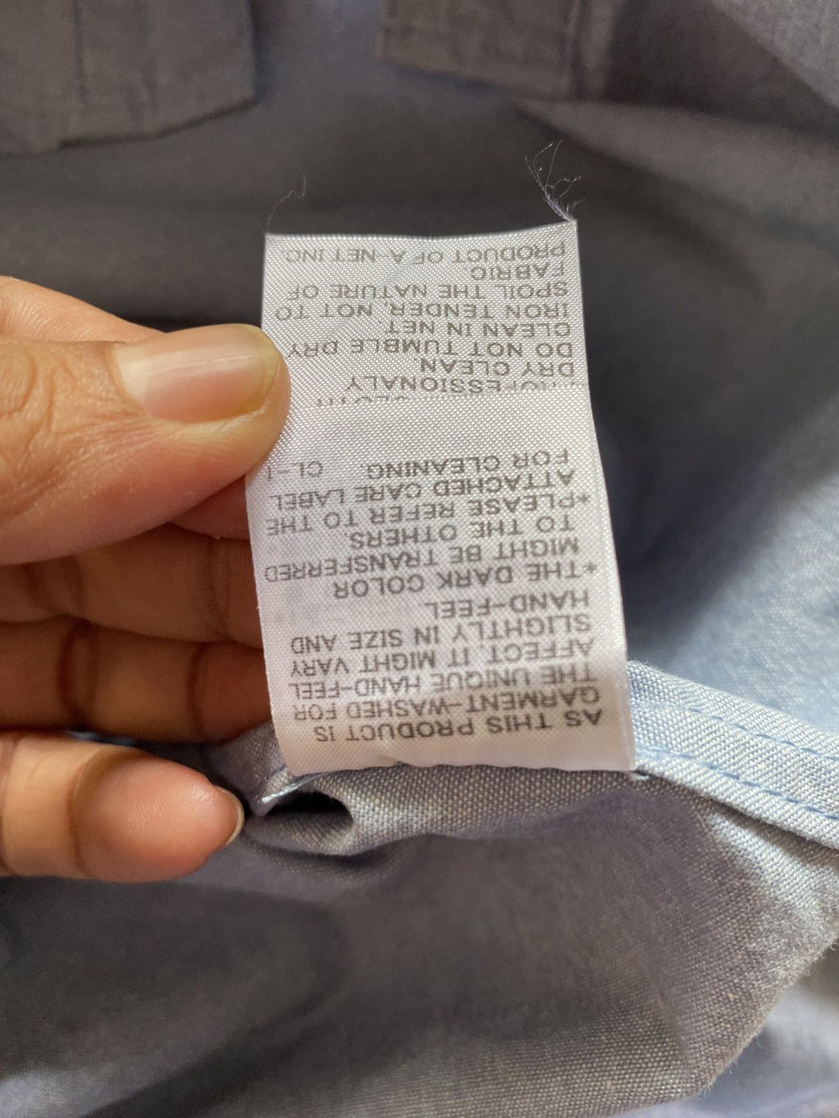 Ne-Net Né-net Light Envelope Pocket Blue Shirt Size US L / EU 52-54 / 3 - 8 Thumbnail
