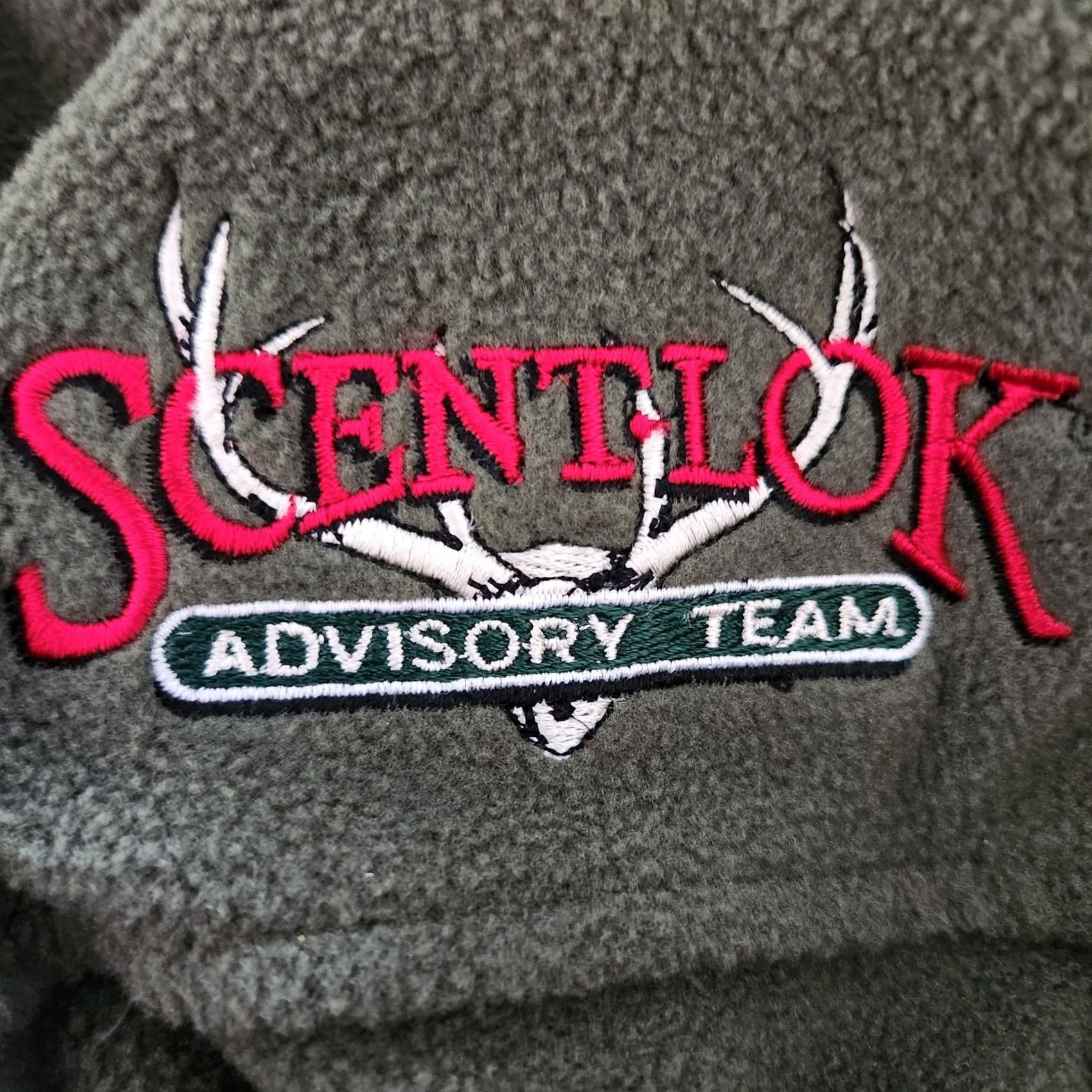 Vintage Scent Lok Full Zip Jacket Green Men’s Medium Fleece Hunting Outdoor Embroidered Size US M / EU 48-50 / 2 - 3 Thumbnail