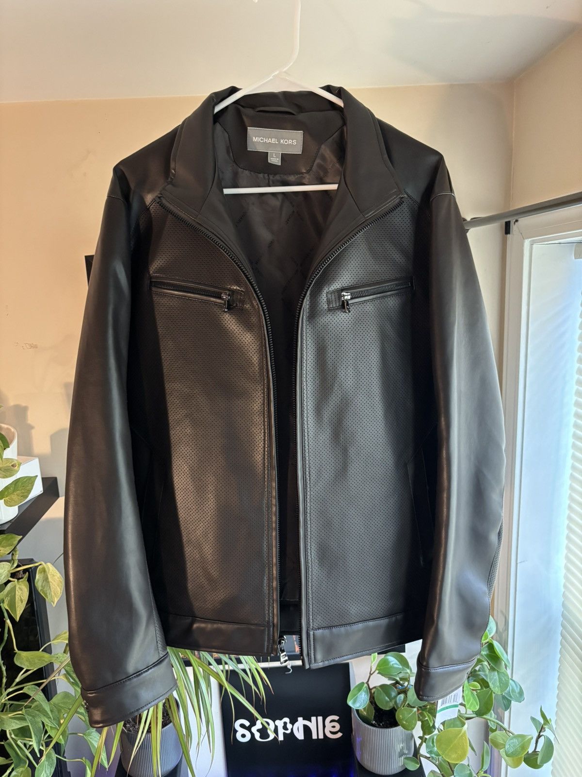 Michael Kors MOCHA LEATHER JACKET Size US L / EU 52-54 / 3 - 1 Thumbnail