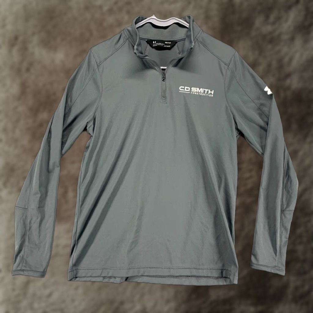 Under Armour Under Armour Shirt Mens Small Gray Pullover Logo Workwear Active Stretch Size US S / EU 44-46 / 1 - 1 Thumbnail