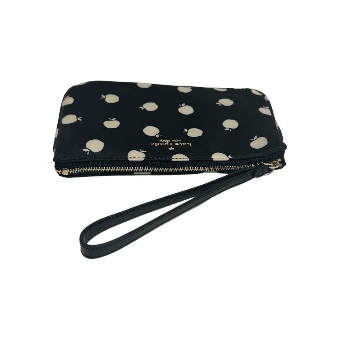 Kate Spade Kate Spade Apple Printed Nylon Medium Wristlet Zip Pouch Size ONE SIZE - 3 Thumbnail