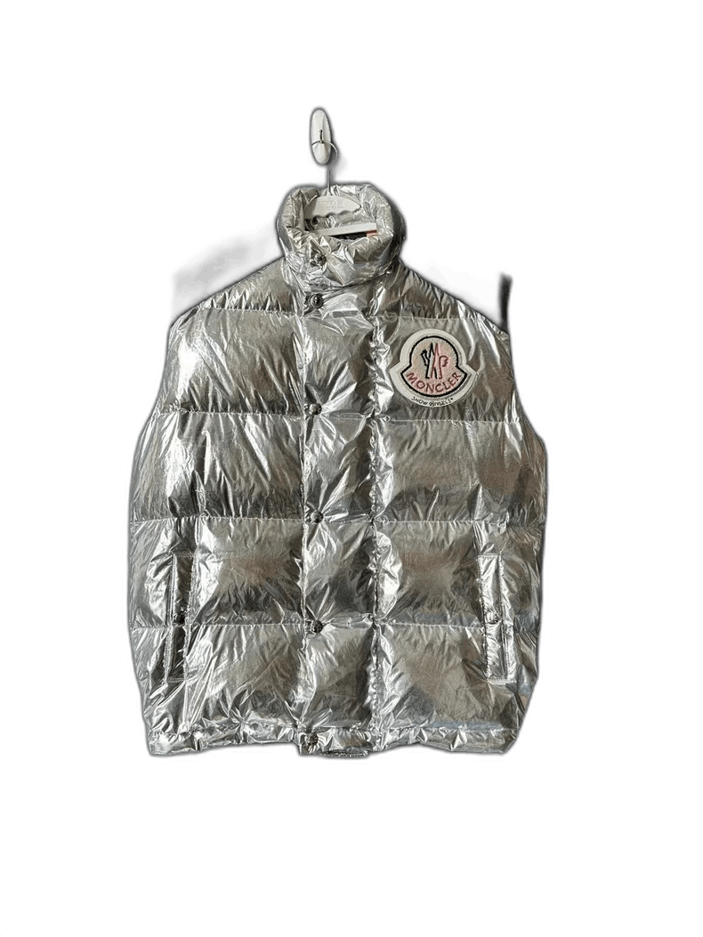 6万取引突破★UPS速達便！【MONCLER X PALM ANGELS 】MANDELBROT Moncler x Adidas Bozon Down Vest Men's 2/ M Orange Snap