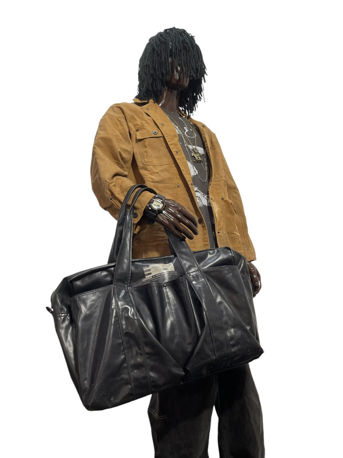 Porter Water Repell Porter Dash Tarpaulin Duffle Bag 1🟩1 Size ONE SIZE - 5 Thumbnail