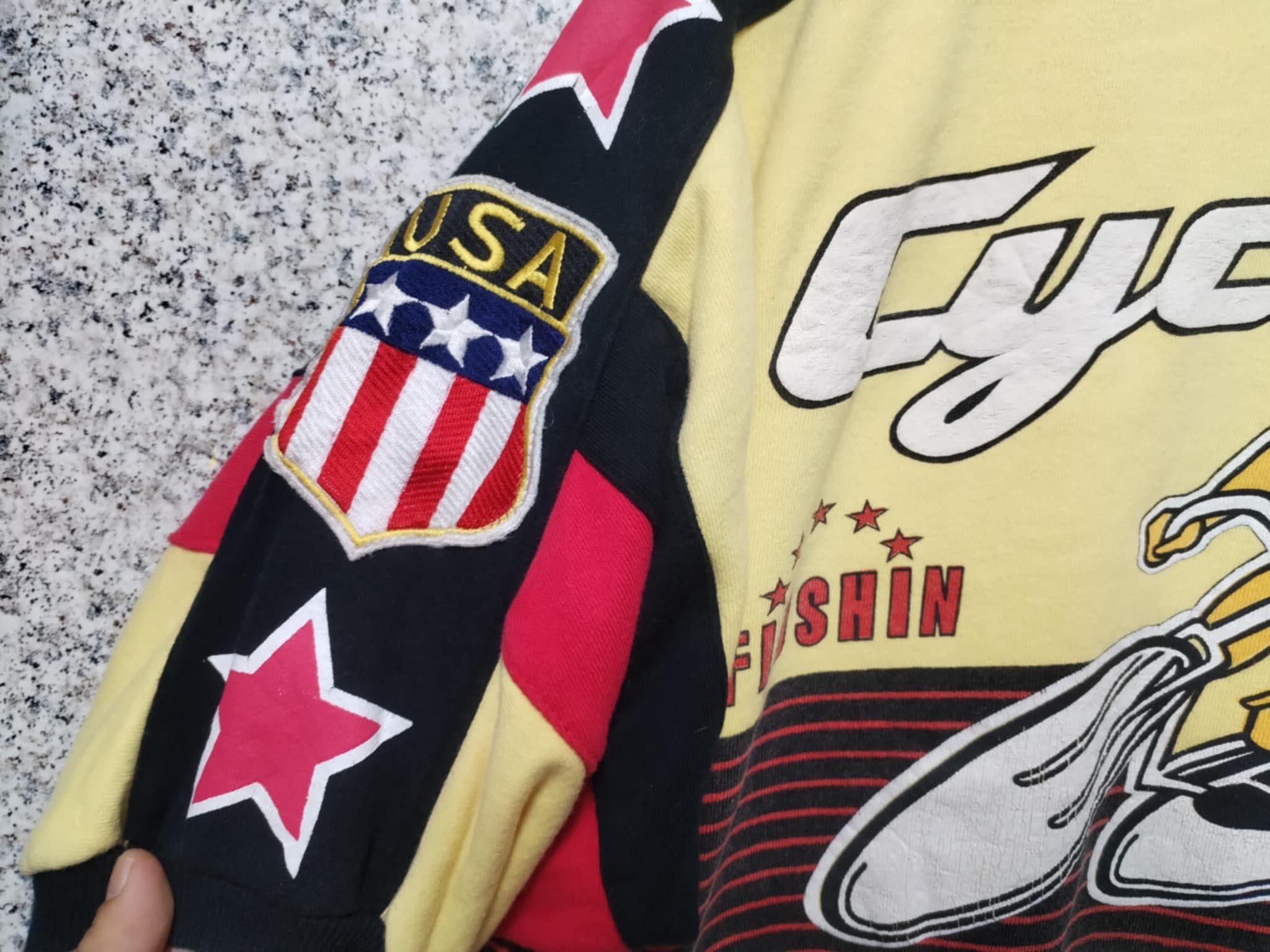 Sports Specialties × USA Olympics × Vintage Vintage 80s Cyclone Sweatshirt oversized very Rare Size US M / EU 48-50 / 2 - 6 Thumbnail