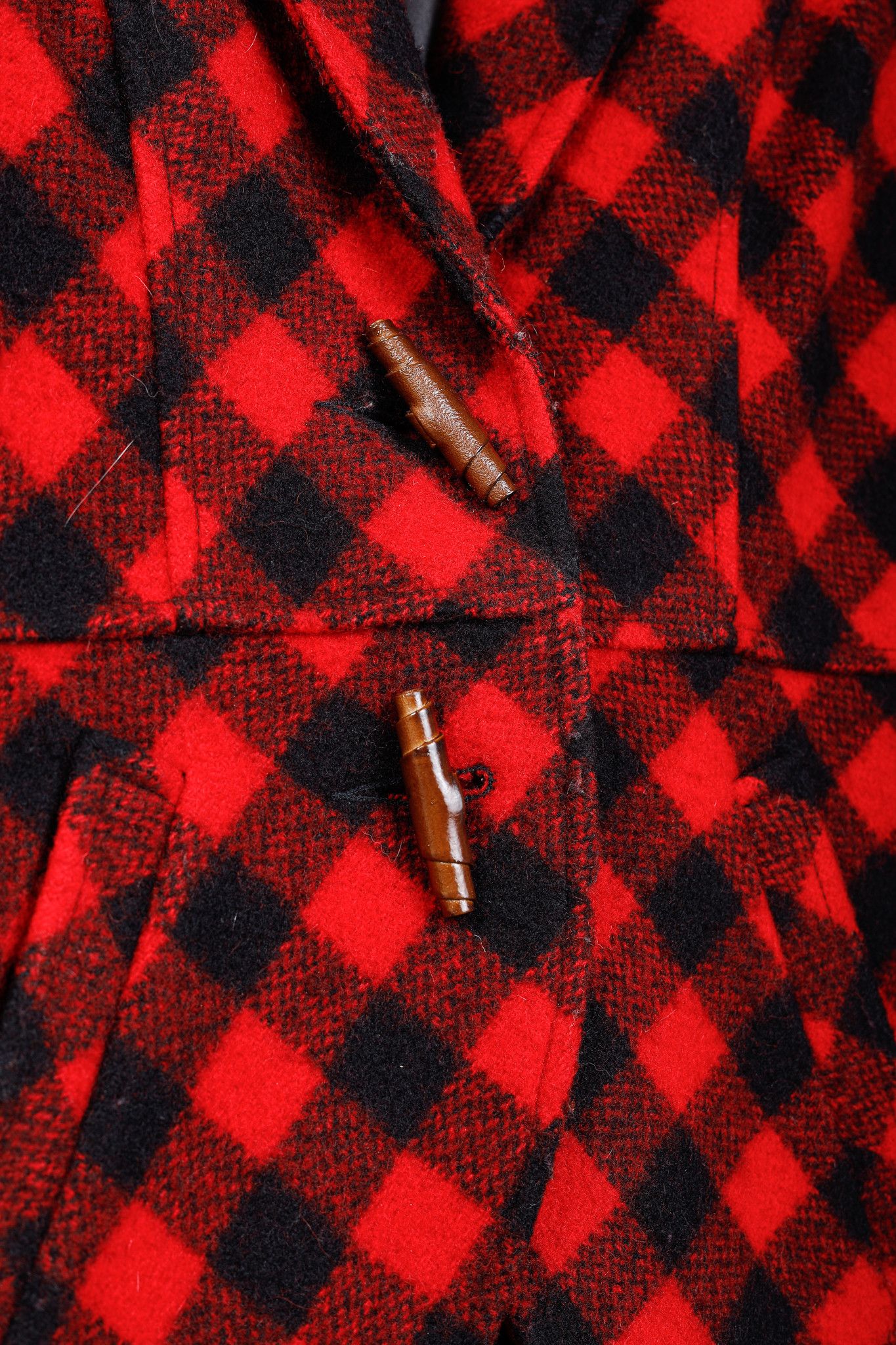 SMYTHE Smythe AW/11 Red Buffalo Check Riding Jacket Size M / US 6-8 / IT 42-44 - 8 Thumbnail