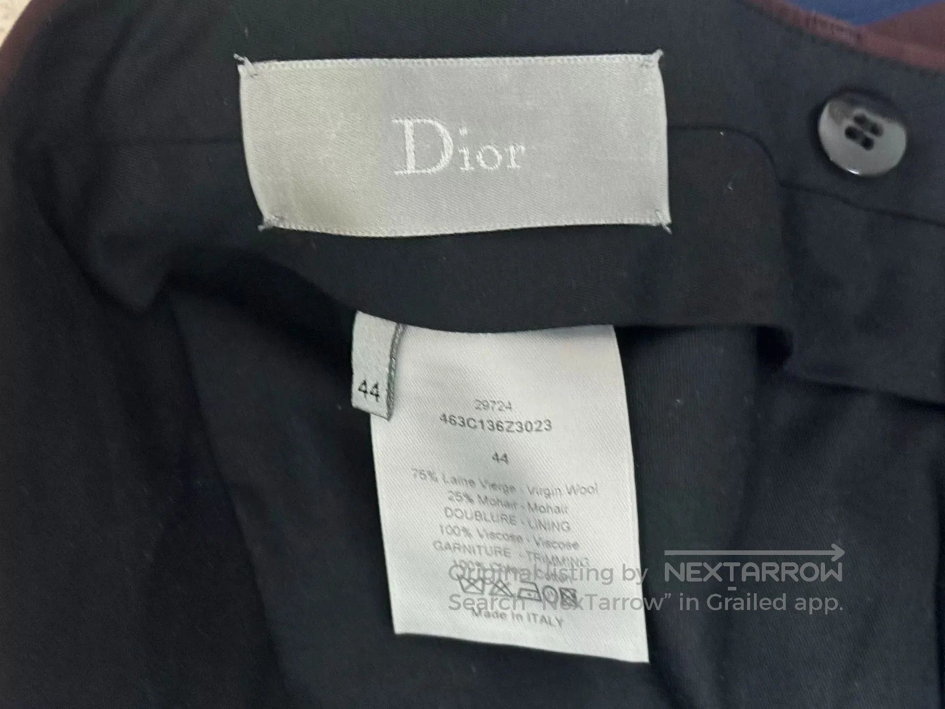 Dior Diorhomme Wool Nine. Size US 28 / EU 44 - 5 Thumbnail