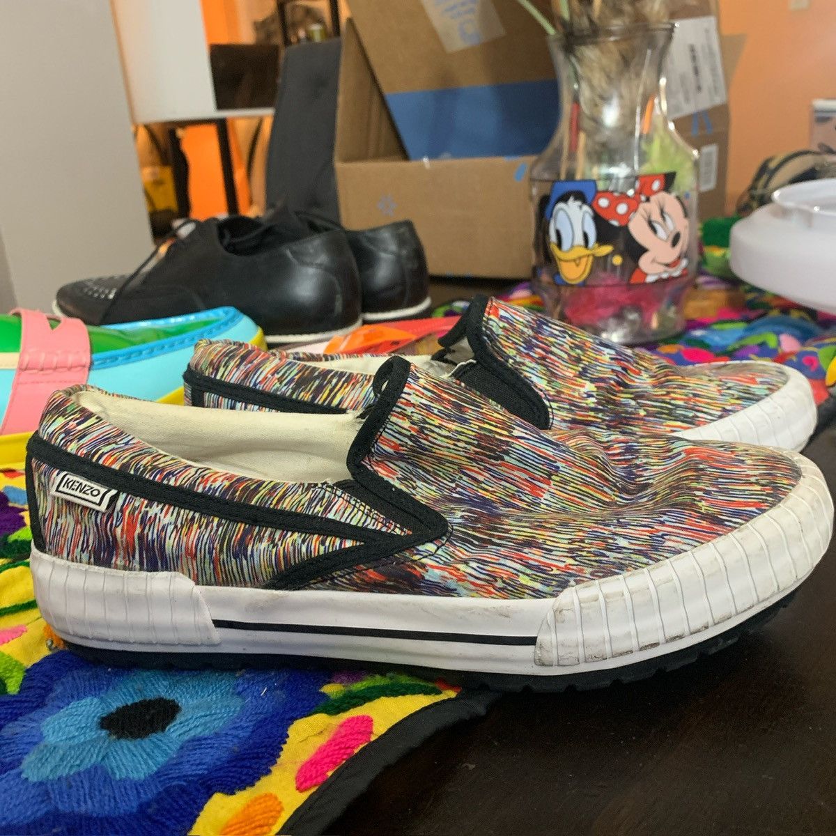 Kenzo Kenzo Hevyn Slip ons Size US 7 / EU 40 - 1 Thumbnail