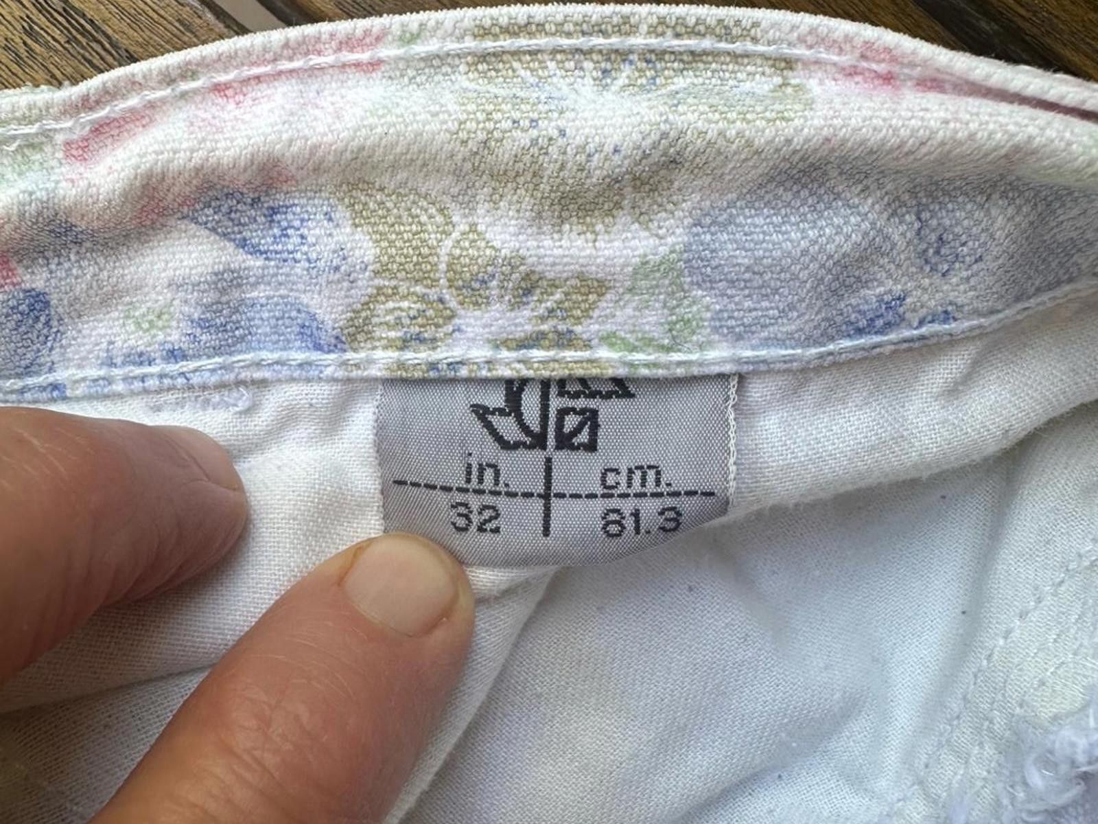Porsche Design Vintage Porsche Design Floral Jeans 32W 80s/90s Pastel Print Size 32" / US 10 / IT 46 - 4 Thumbnail
