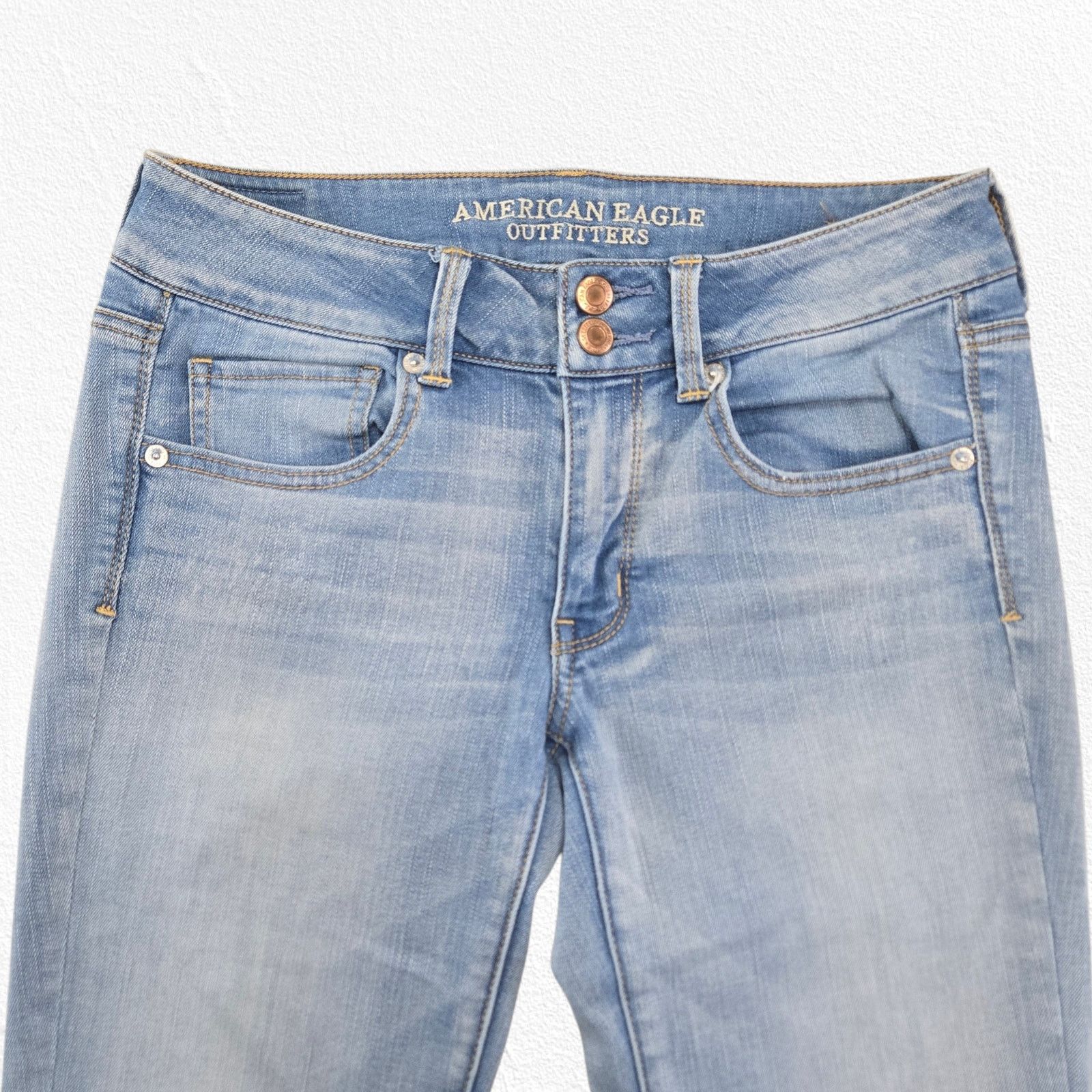American Eagle Outfitters American Eagle Artist Crop Kick Flare Jeans Size 6 Size 28" / US 6 / IT 42 - 3 Thumbnail