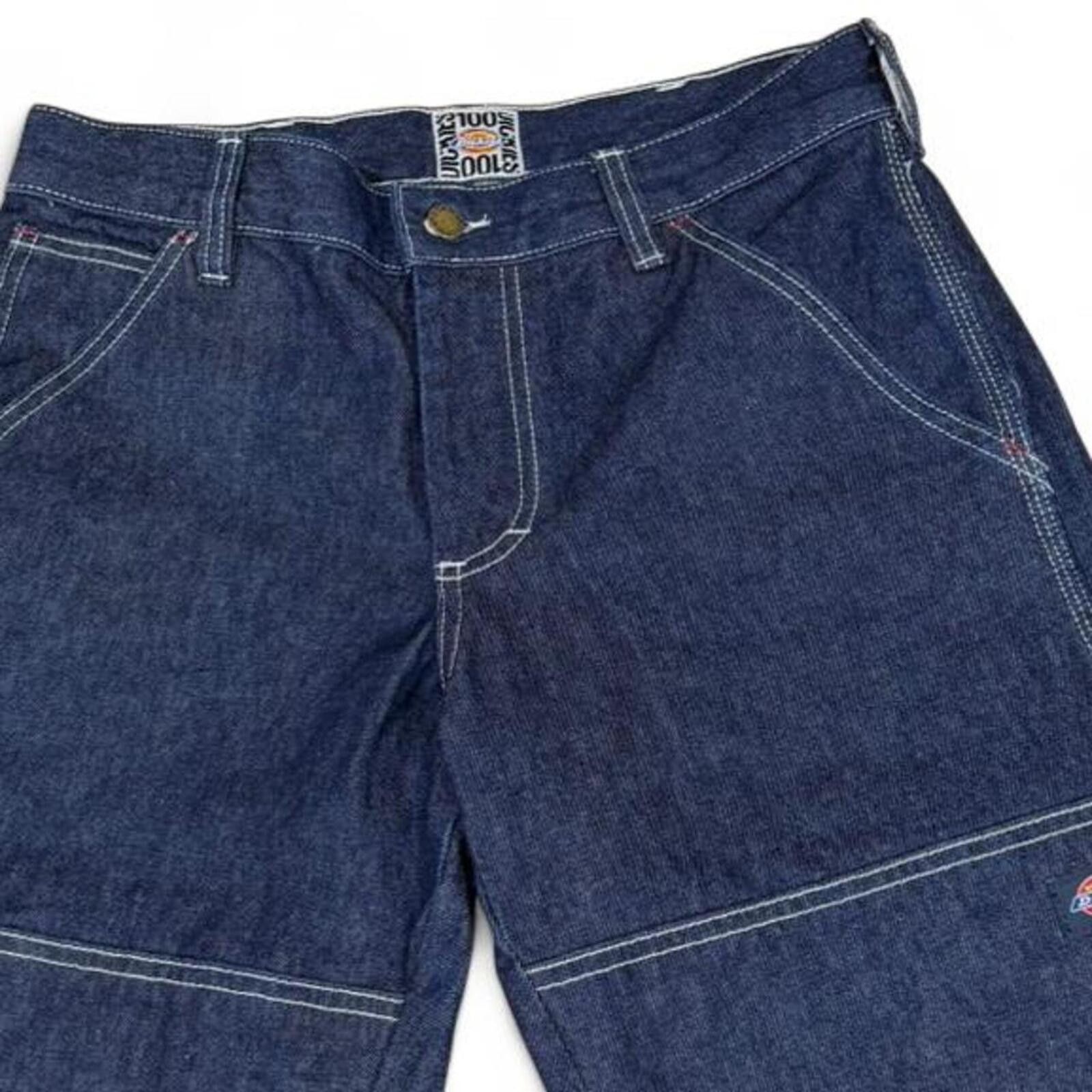Dickies DICKIES 100 YEAR DENIM DOUBLE KNEE JEANS Size US 31 - 4 Thumbnail