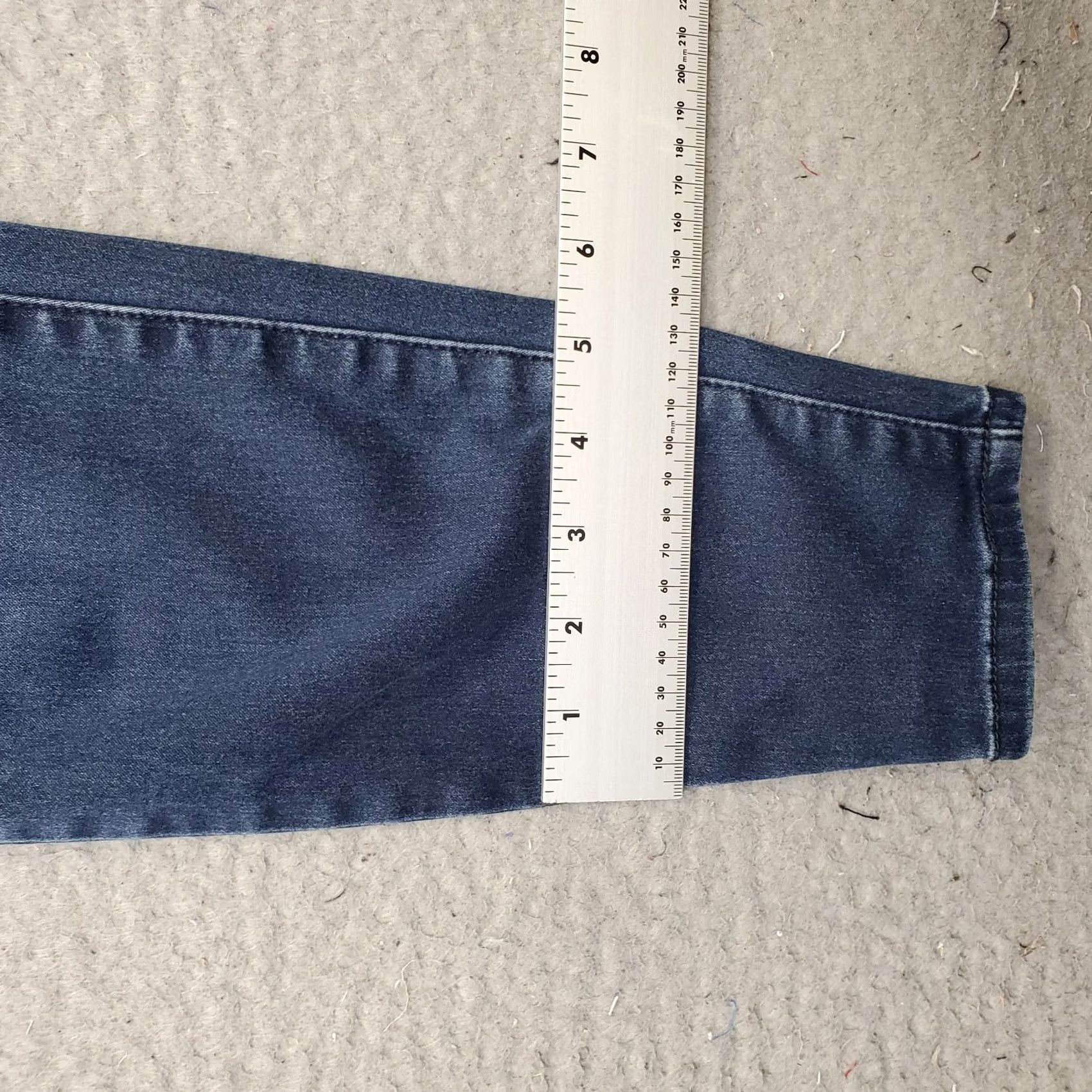 Vintage Refuge Skinny Jeans Womens Size 8 Blue Denim 5-Pocket Slim Fit Streetwear" Size 30" / US 8 / IT 44 - 5 Thumbnail